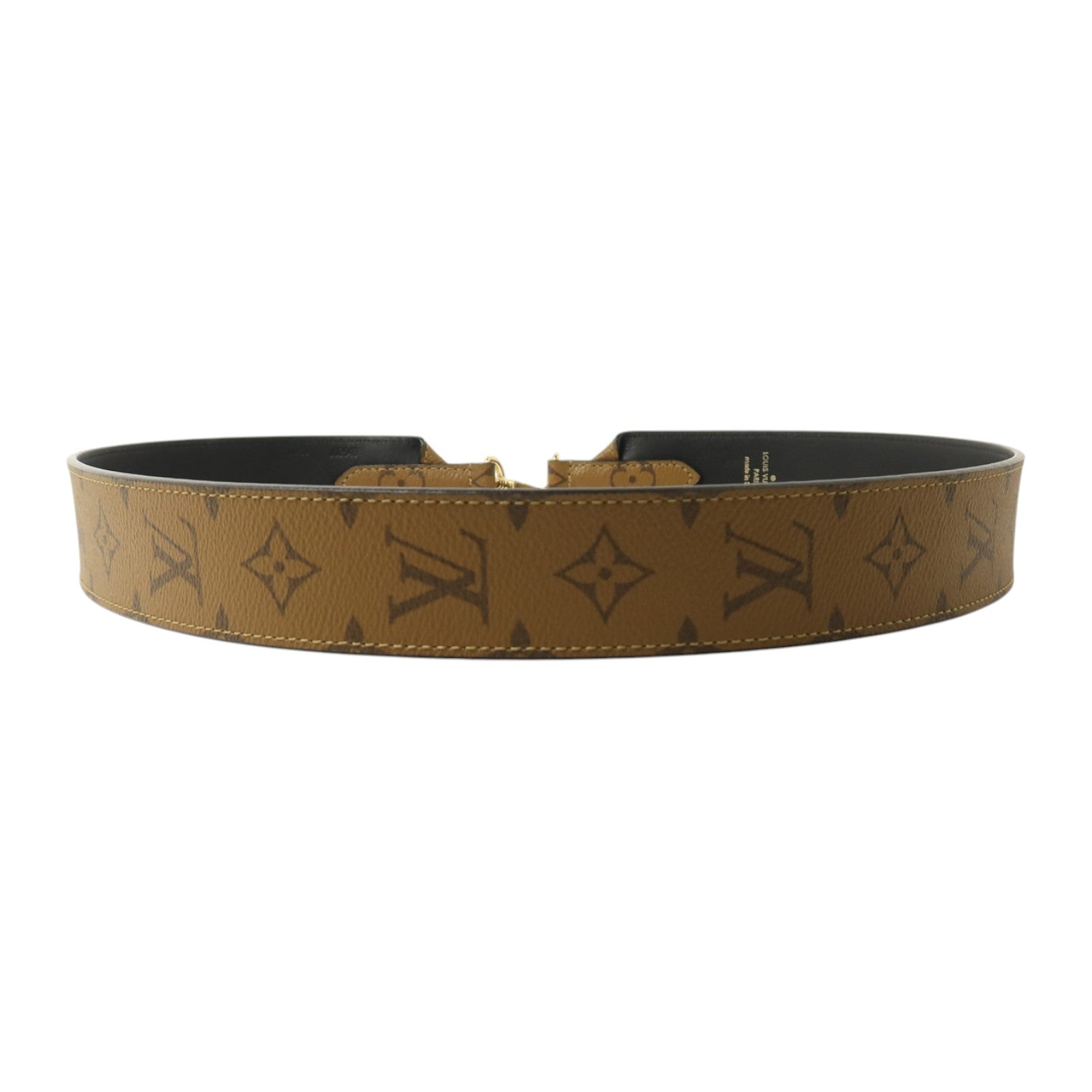 LOUIS VUITTON Monogram Reverse Bandouliere Shoulder Strap金扣肩帶