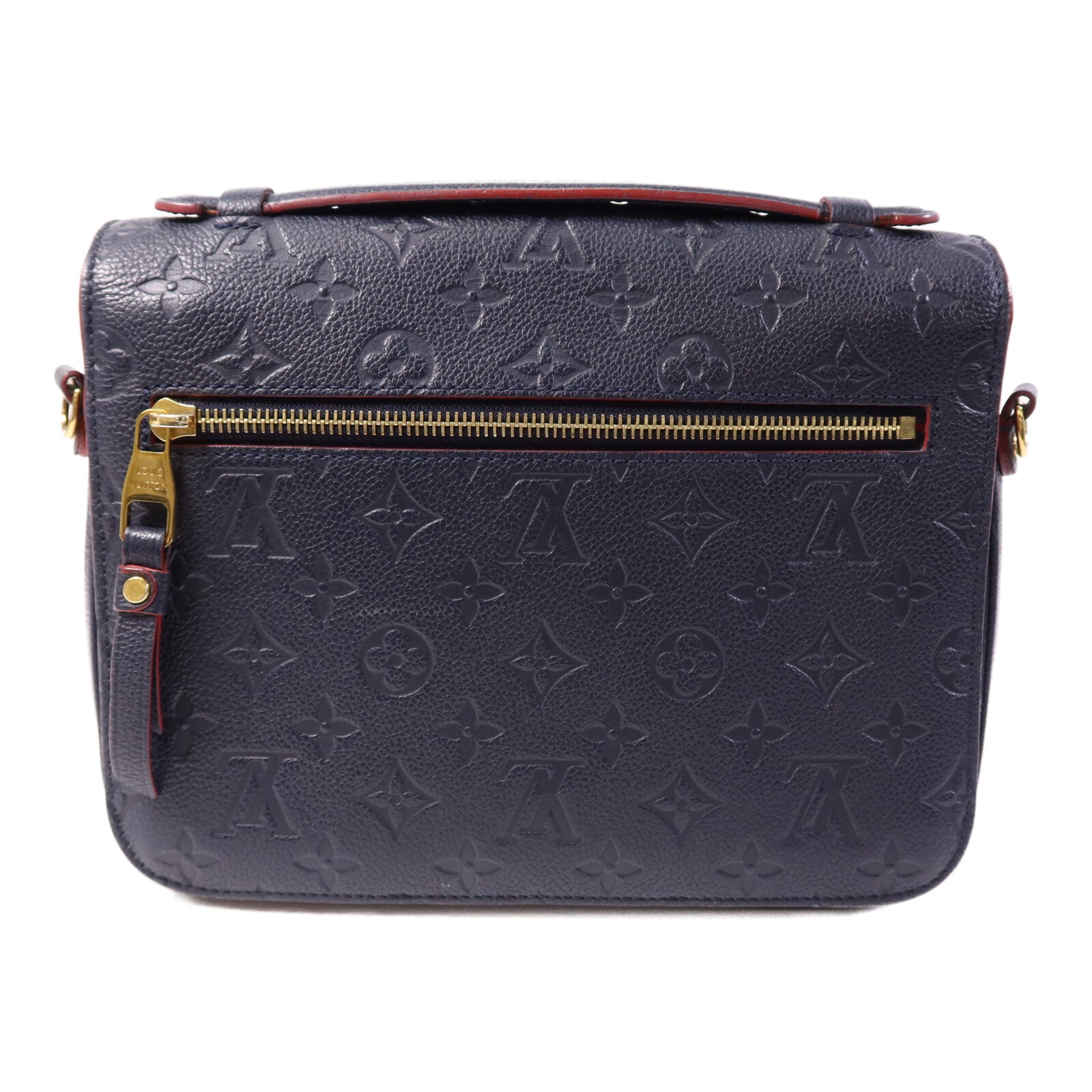 LOUIS VUITTON Monogram Empreinte Pochette Metis金扣手挽肩背兩用袋