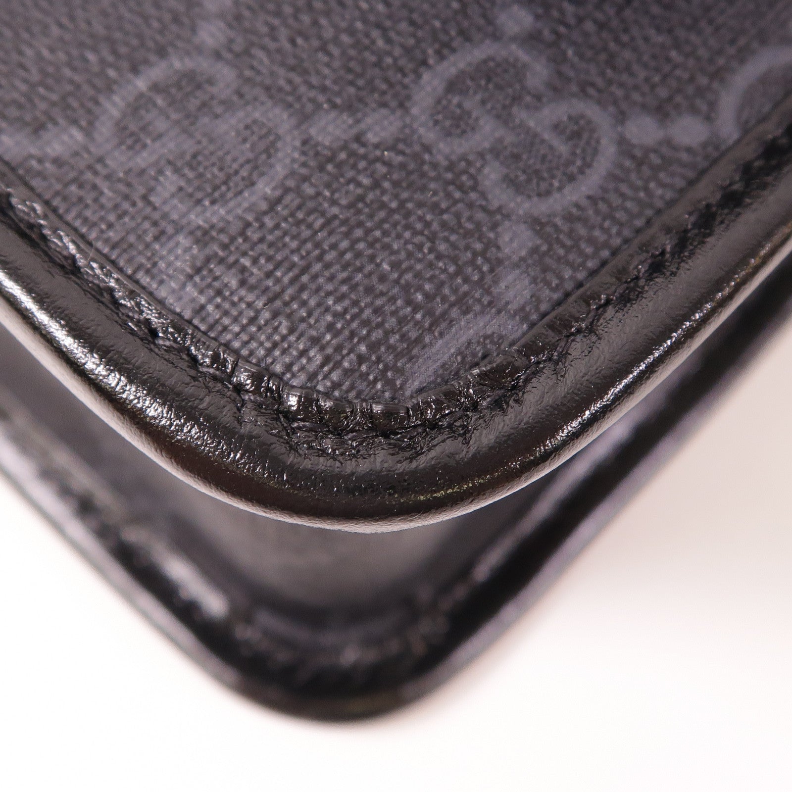 GUCCI 塗層帆布Shoulder Bag銀扣肩背袋