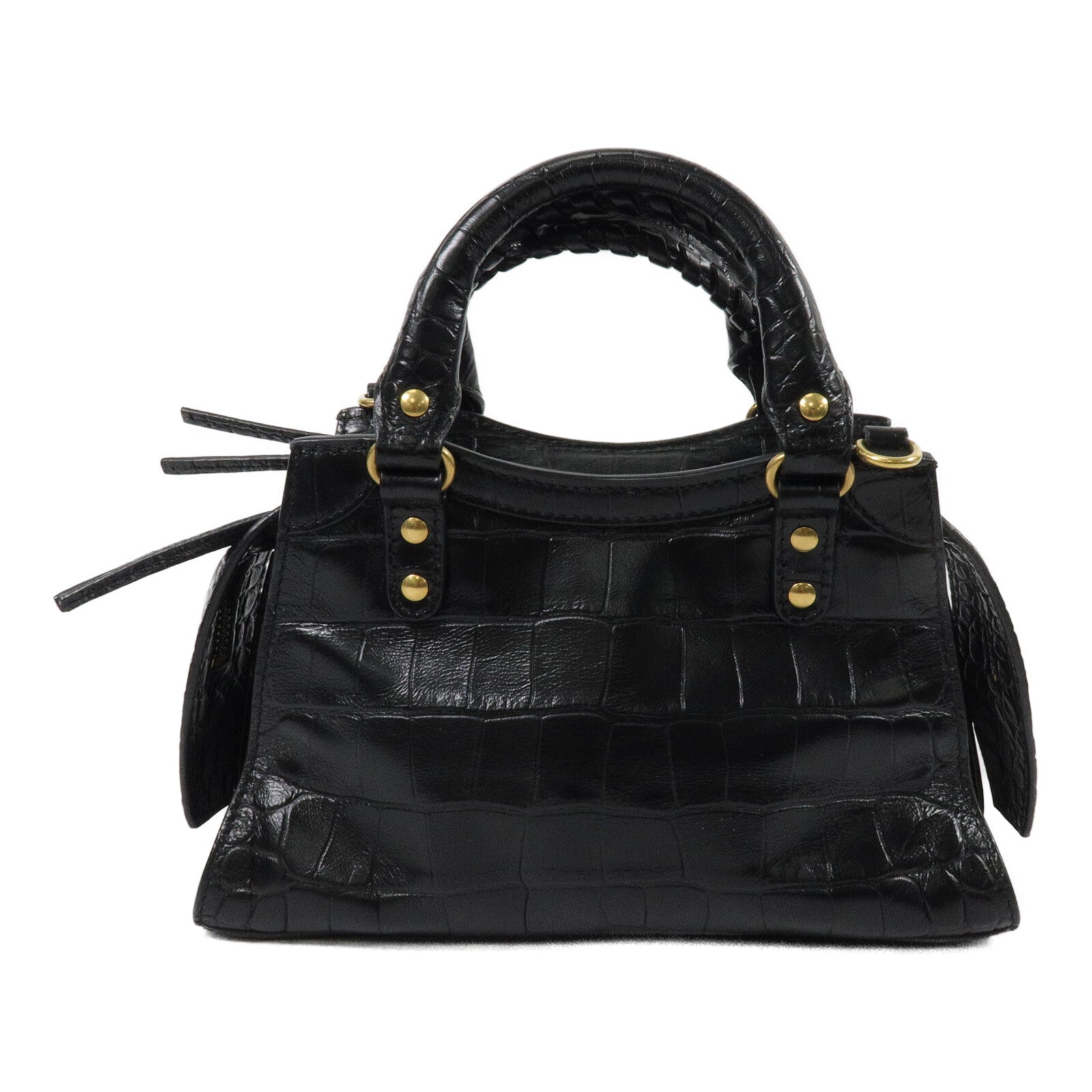 BALENCIAGA 牛皮皮革Neo Classic City Mini手挽肩背兩用袋