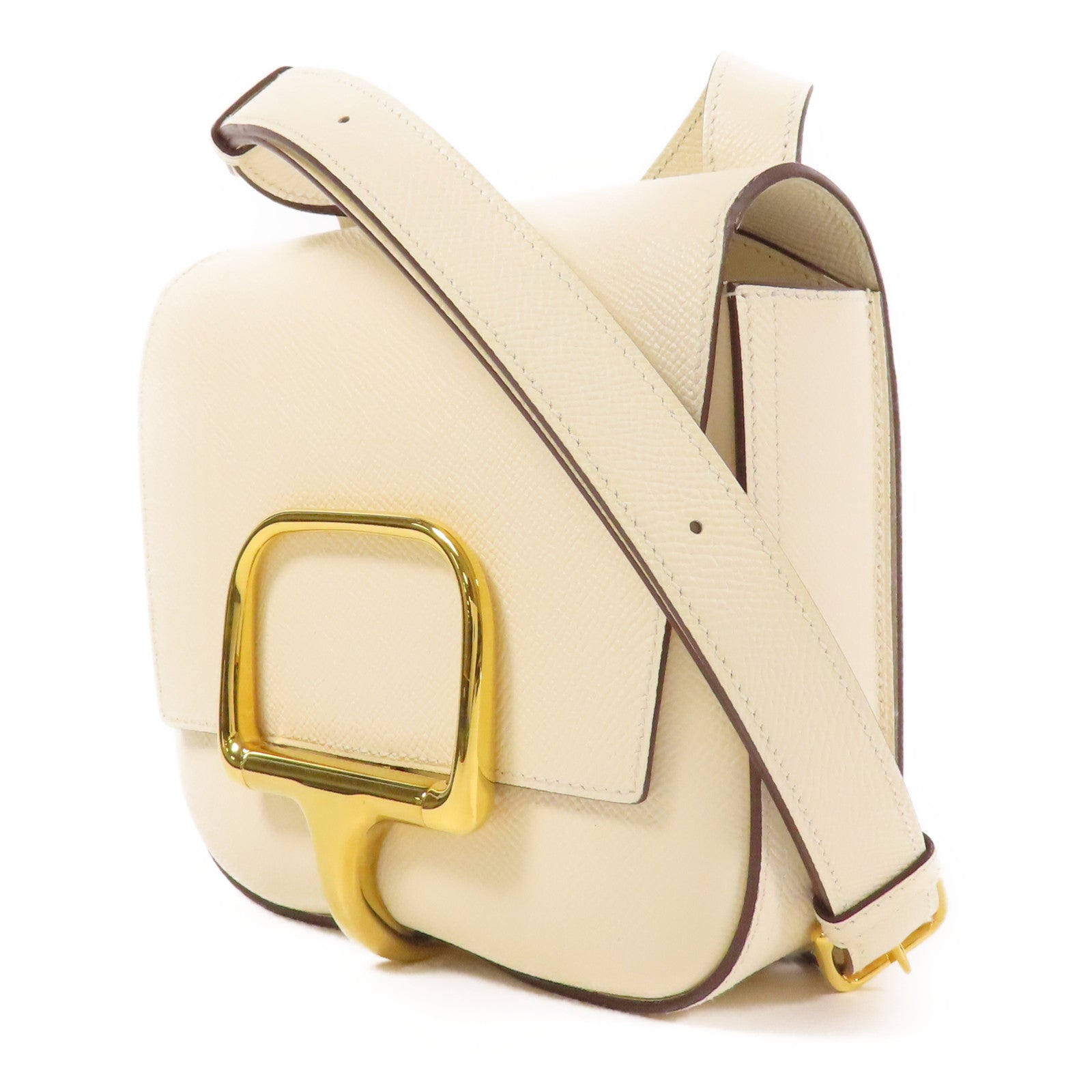 HERMES Epsom皮革Della Cavalleria金扣肩背袋
