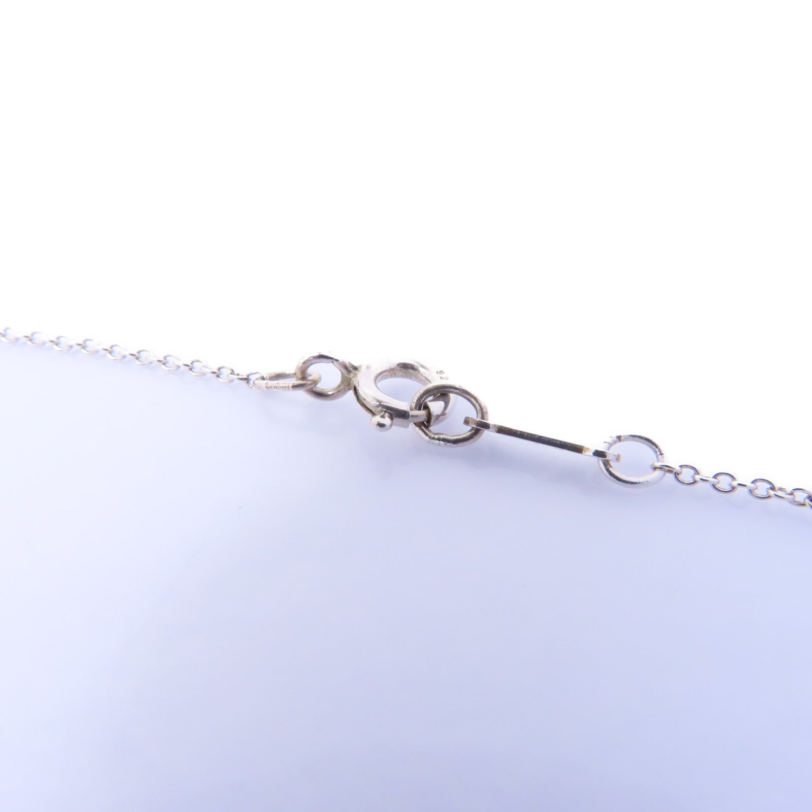 TIFFANY＆CO 925純銀Bean Necklace項鍊