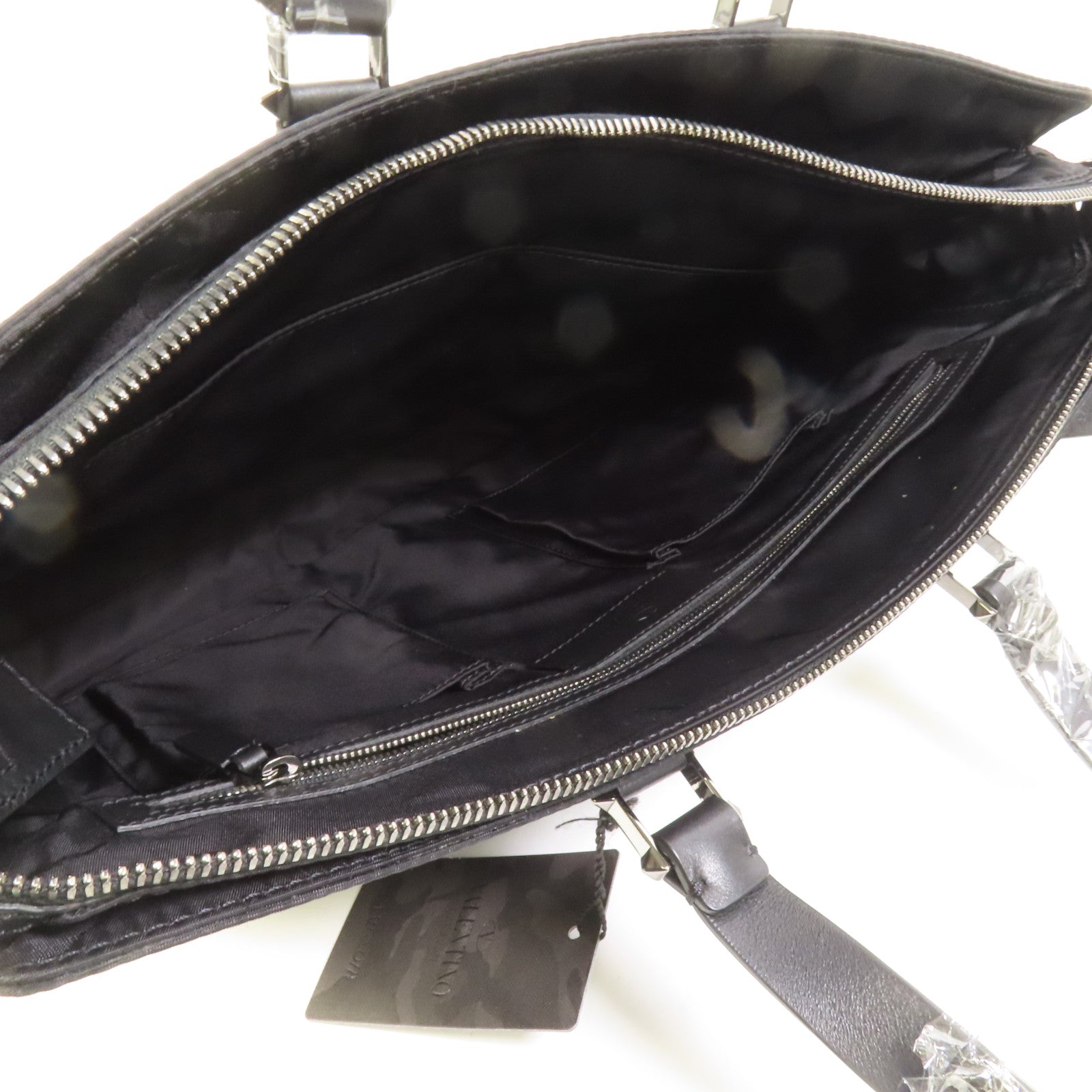 Valentino 尼龍Camouflafe Bricase手挽肩背兩用袋