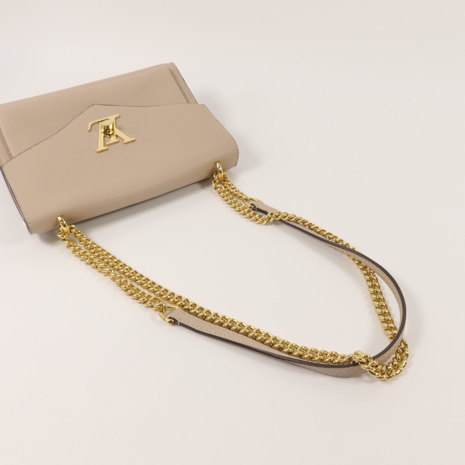 LOUIS VUITTON 牛皮皮革My Lockme鏈帶肩背袋