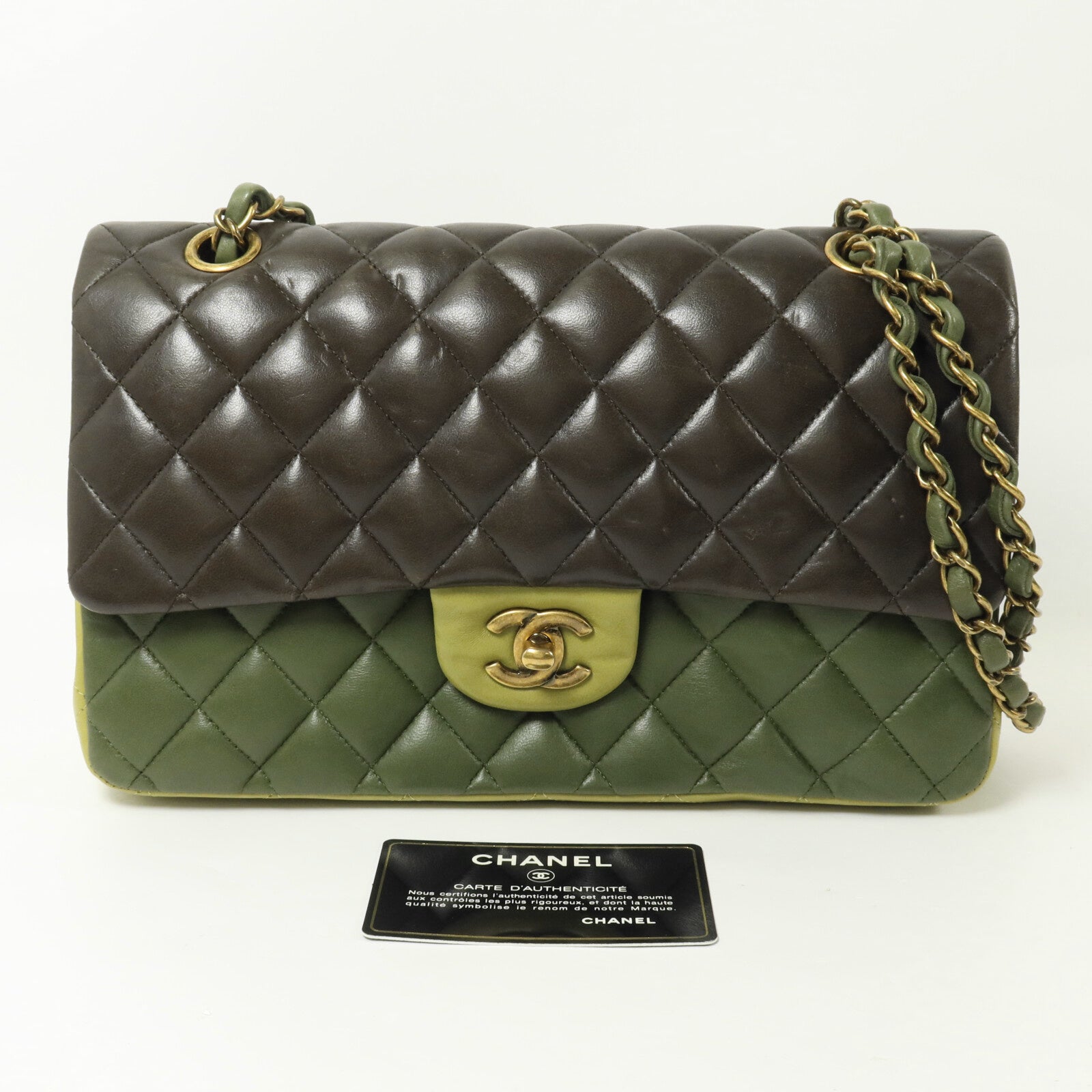 CHANEL 羊皮皮革Classic 25鏈帶肩背袋