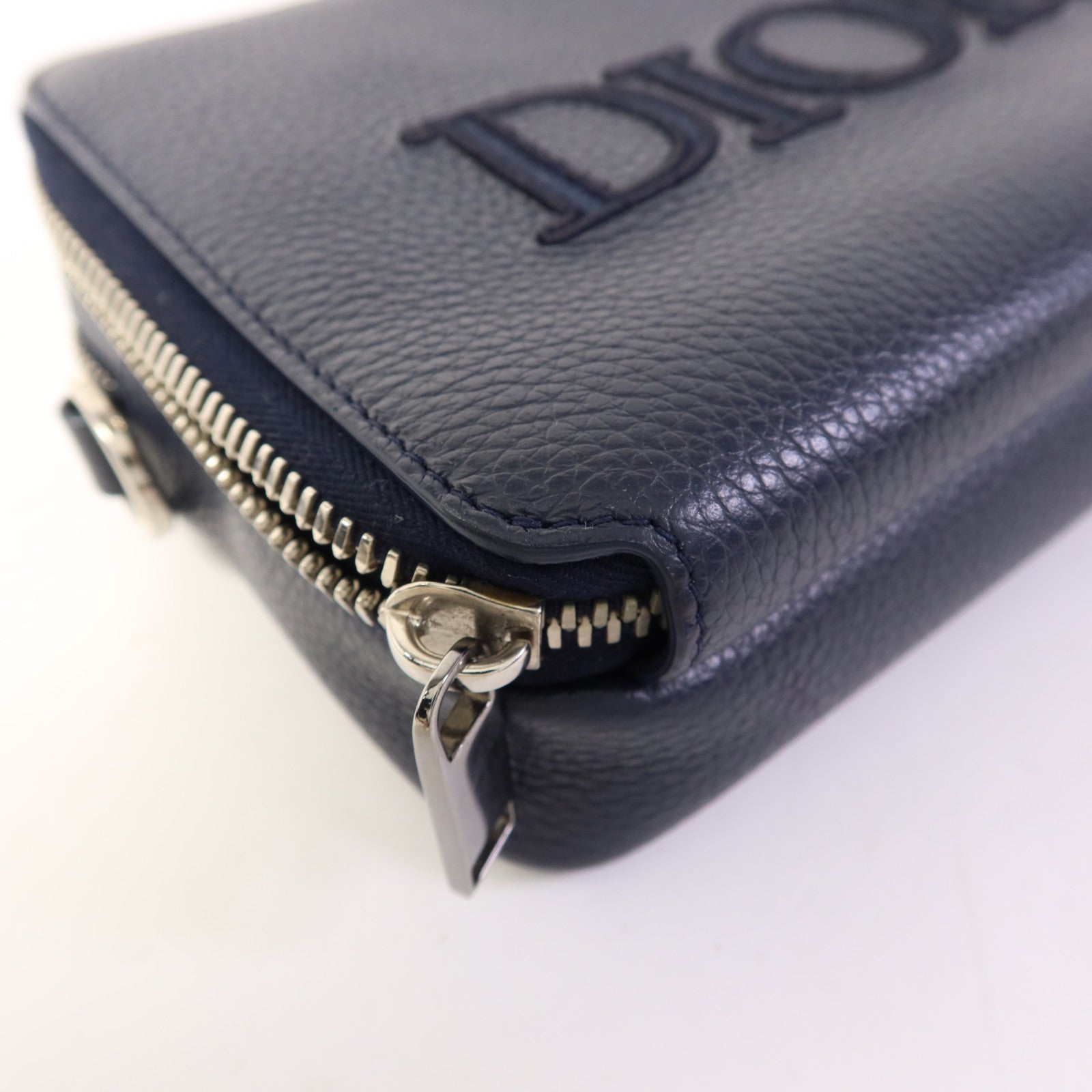 Dior 牛皮皮革Shoulder Bag銀扣肩背袋