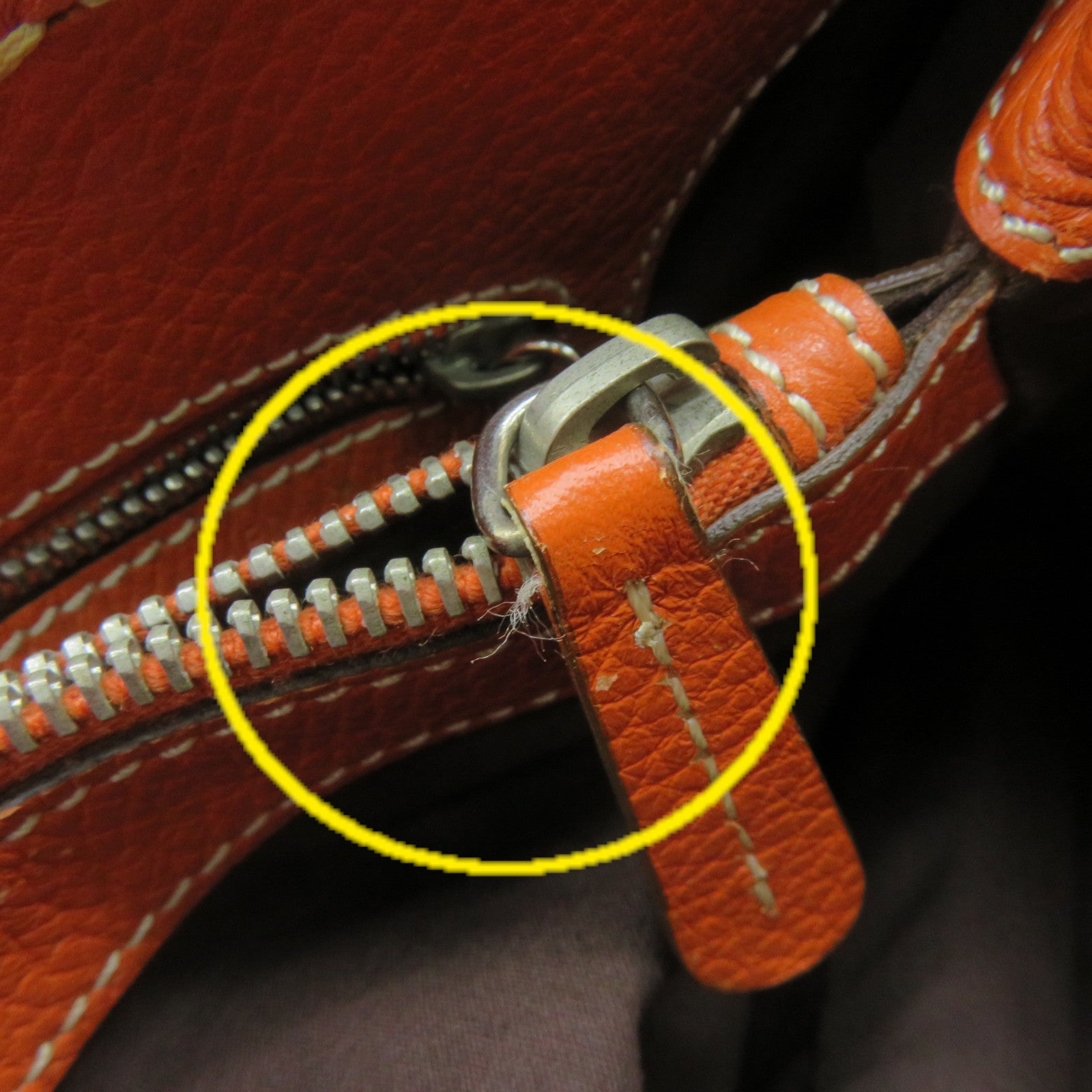 TOD’S 【激減優惠】牛皮皮革Shoulder Bag肩背袋橙色