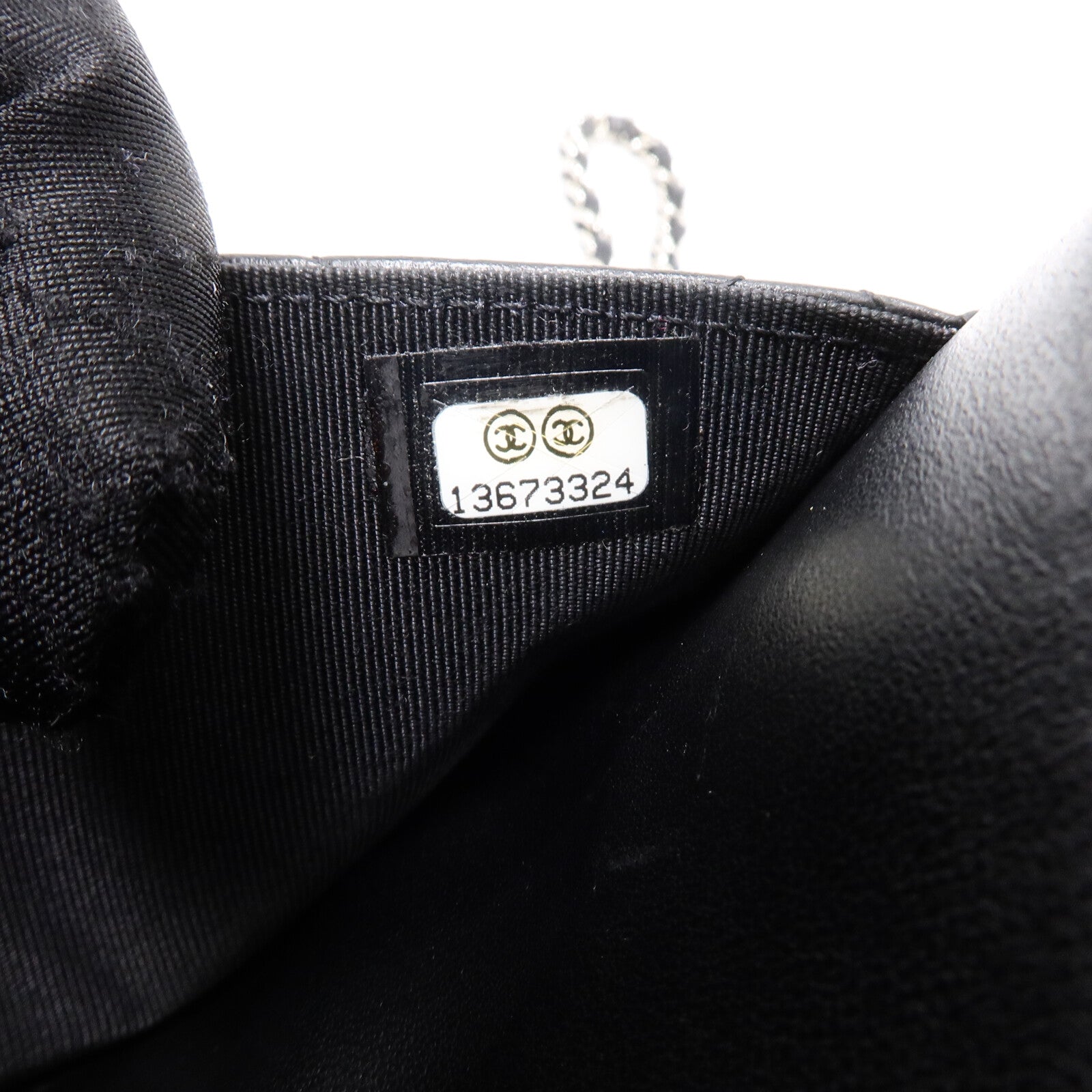CHANEL 羊皮皮革WOC Wallet On Chain鏈帶肩背袋