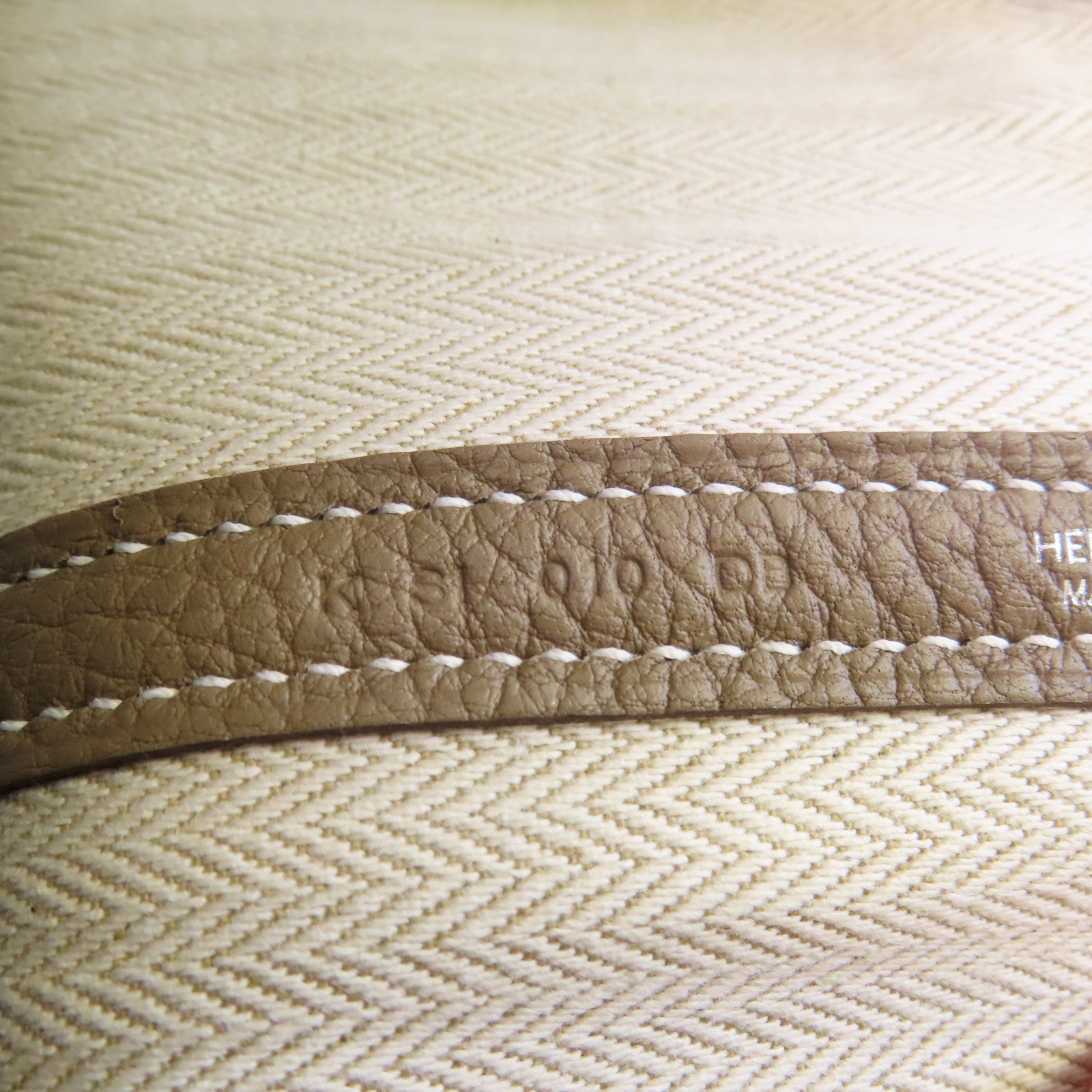 HERMES Negonda皮革Garden Party TPM銀扣手挽袋