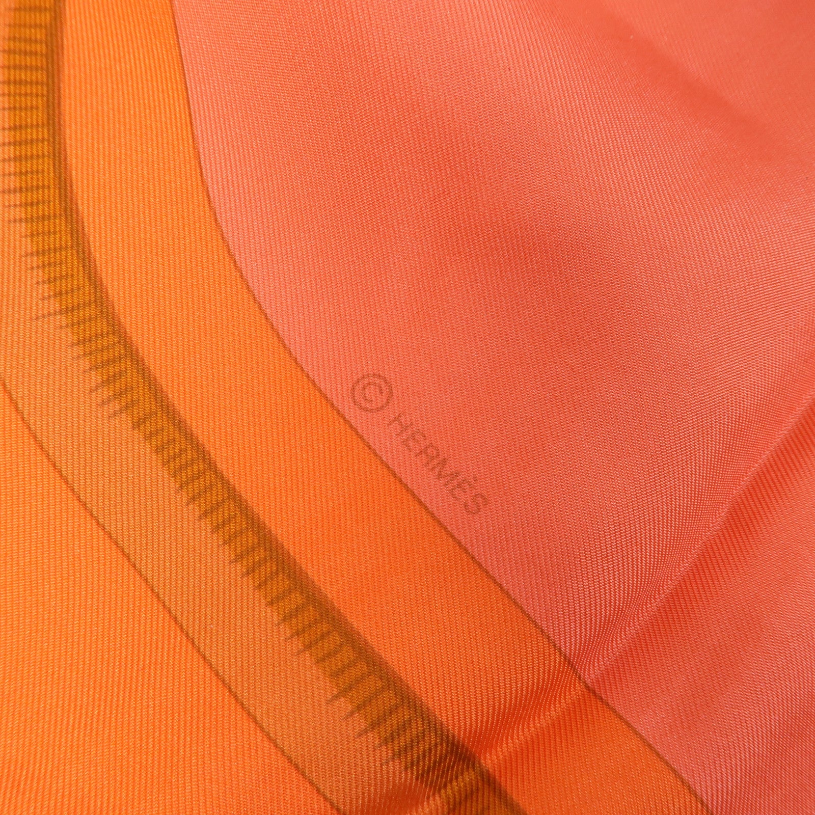 HERMES 絲質Hermes Tigre Royal Dip Dye Scarf 140圍巾