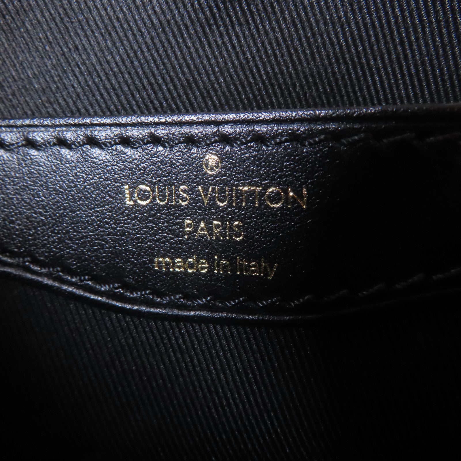 LOUIS VUITTON Monogram Macassar Boulogne金扣鏈帶肩背袋啡色