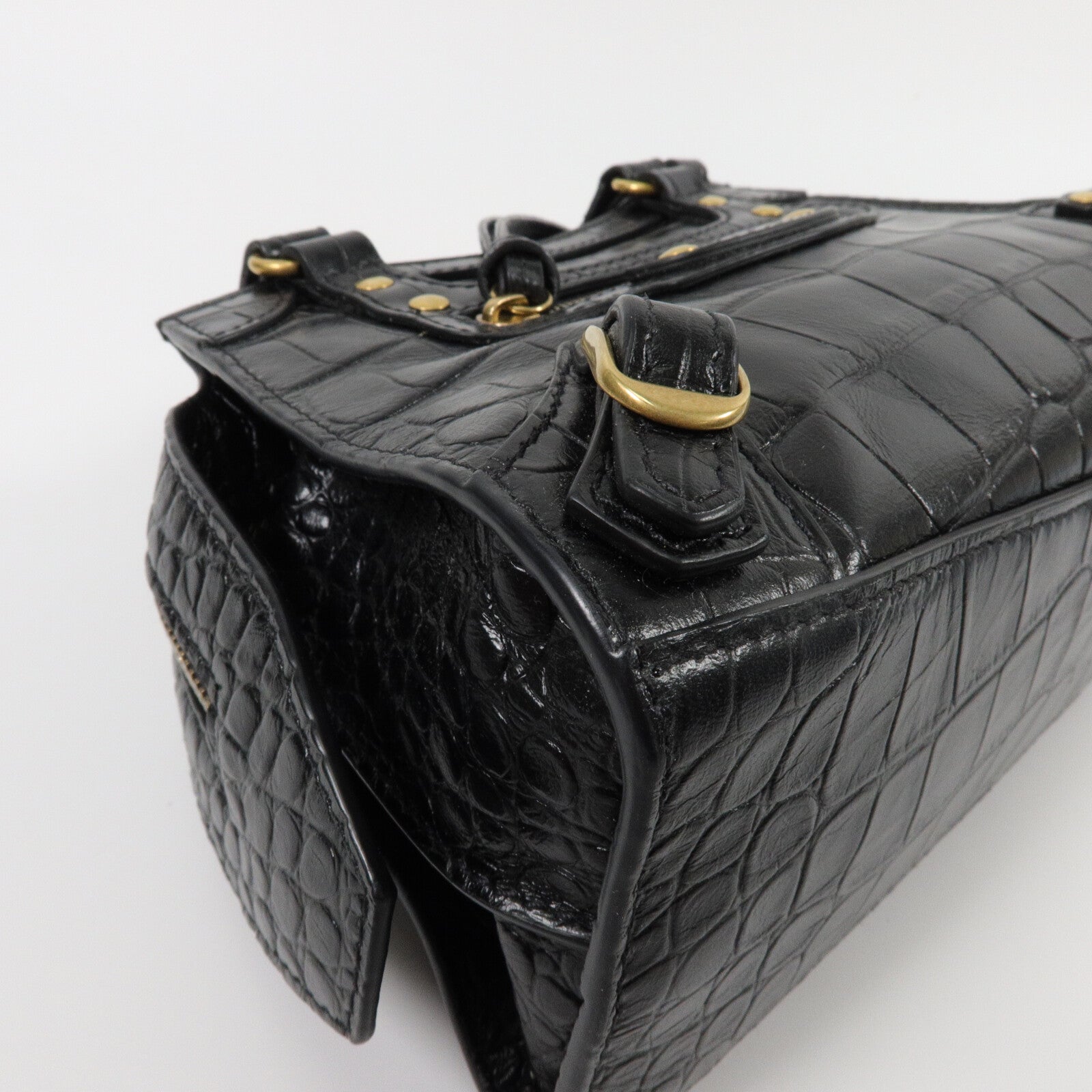 BALENCIAGA 牛皮皮革Neo Classic City Mini手挽肩背兩用袋