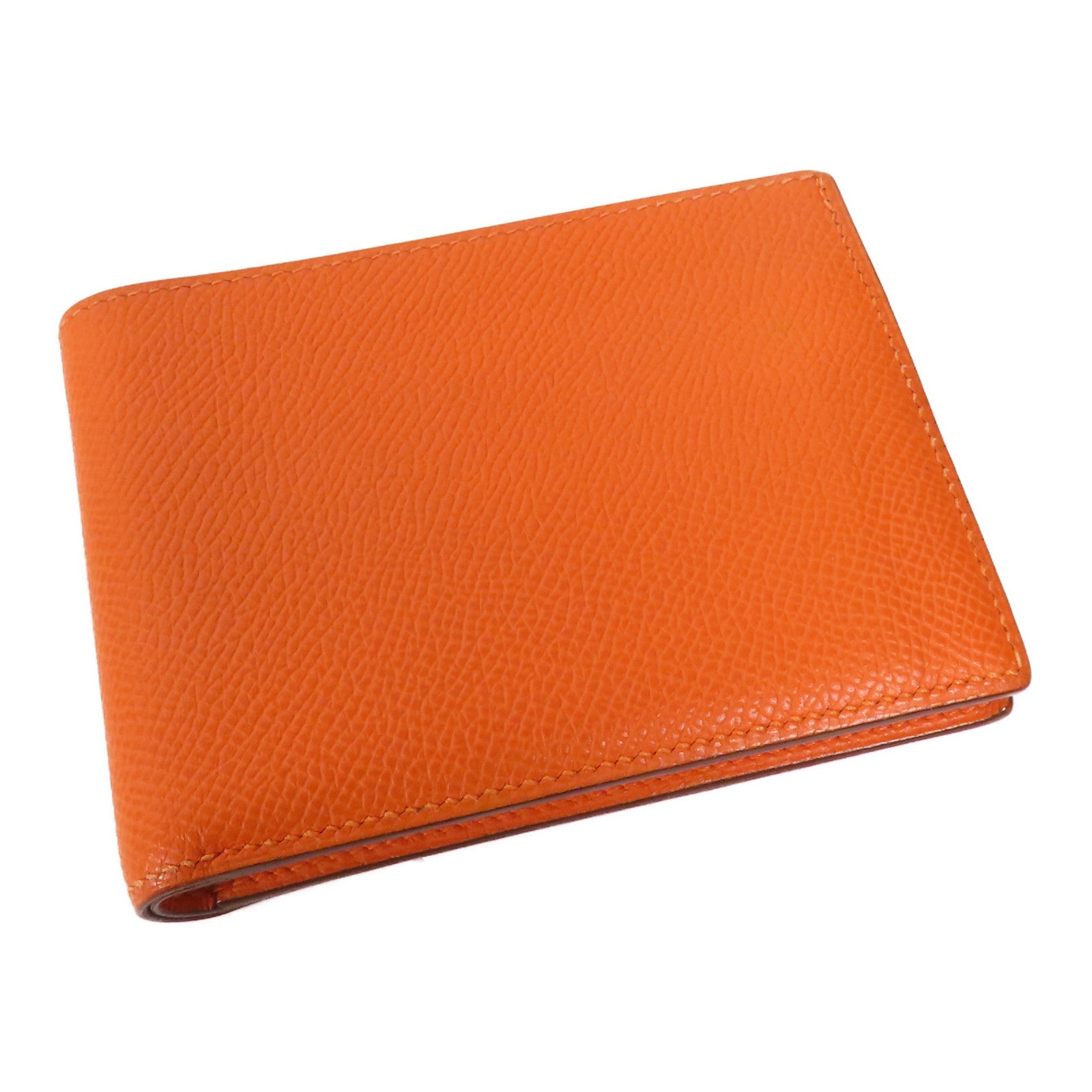 HERMES Epsom皮革Wallet錢包Orange