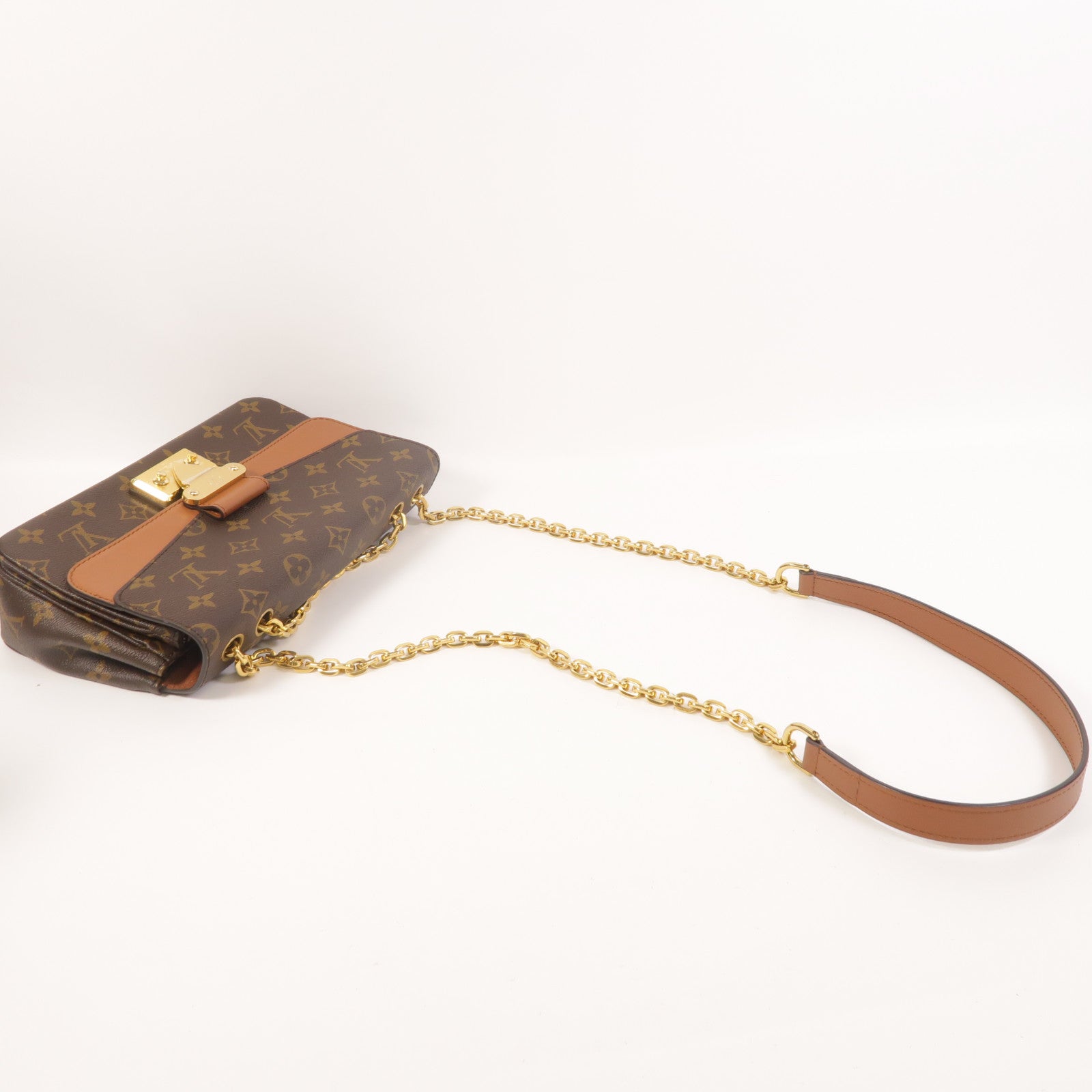 LOUIS VUITTON Monogram Marceau鏈帶肩背袋