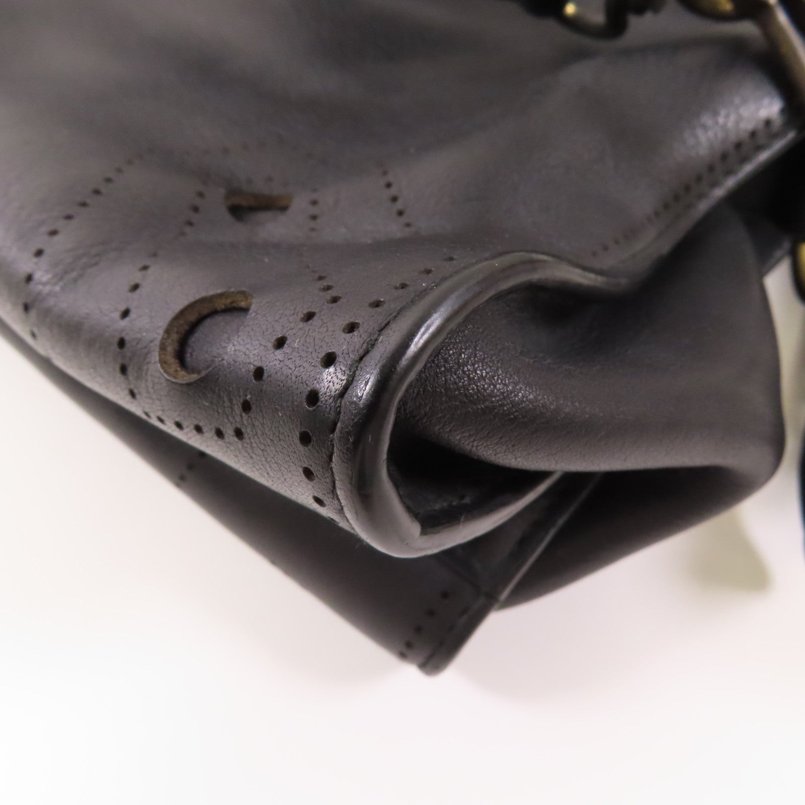 BALENCIAGA 牛皮皮革Blackout City手挽肩背兩用袋