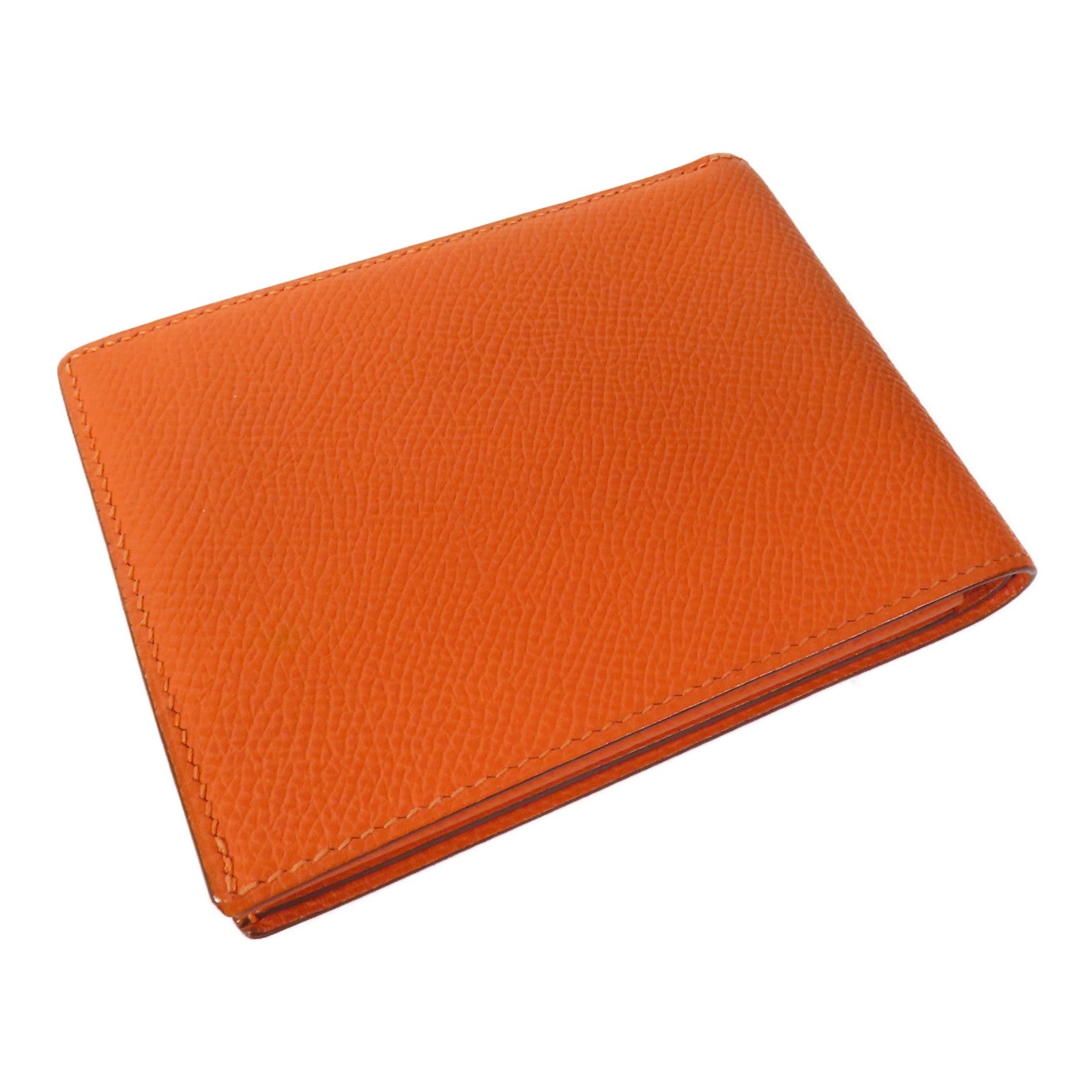 HERMES Epsom皮革Wallet錢包Orange