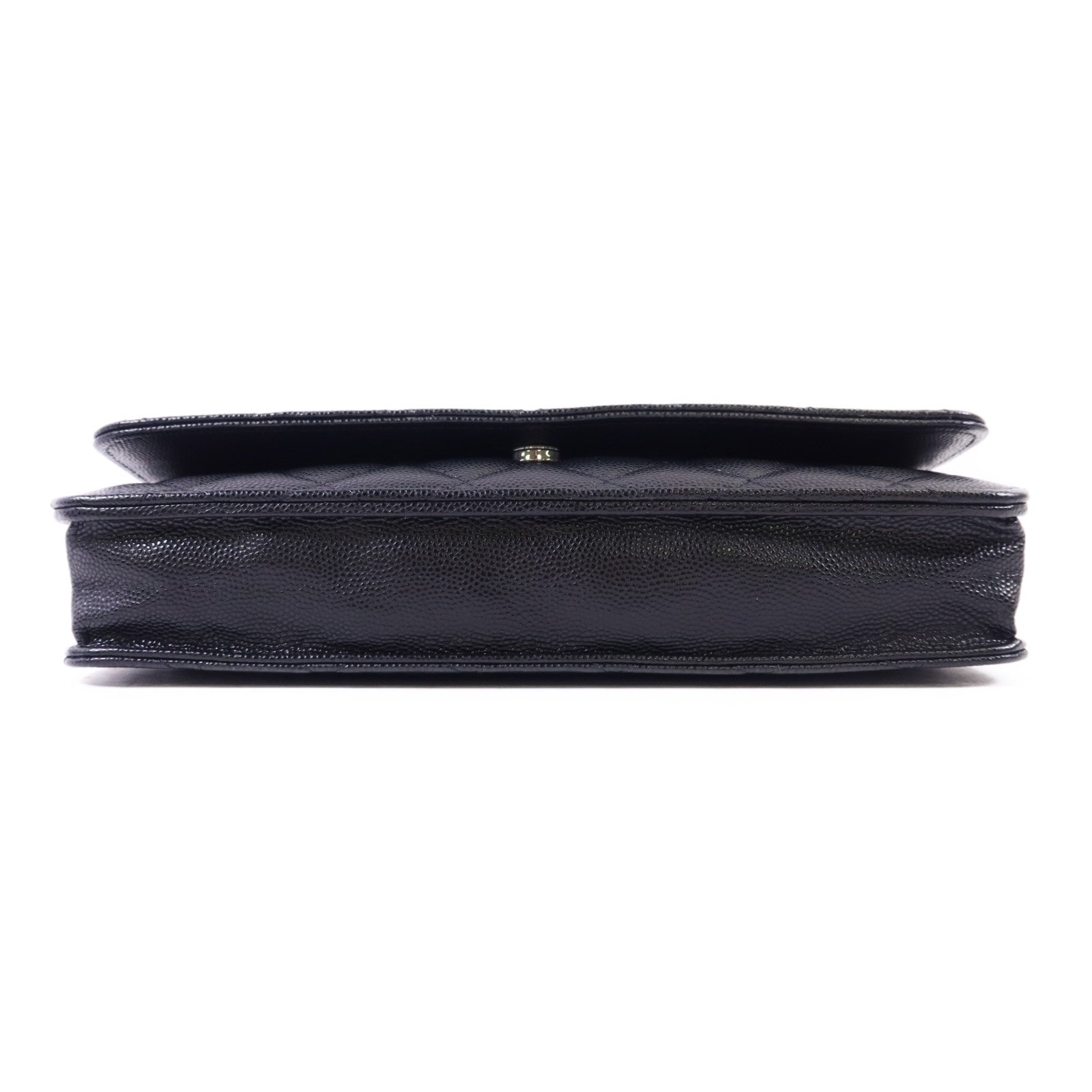 CHANEL 【激減優惠】牛皮皮革Flap Phone Bag銀扣鏈帶肩背袋
