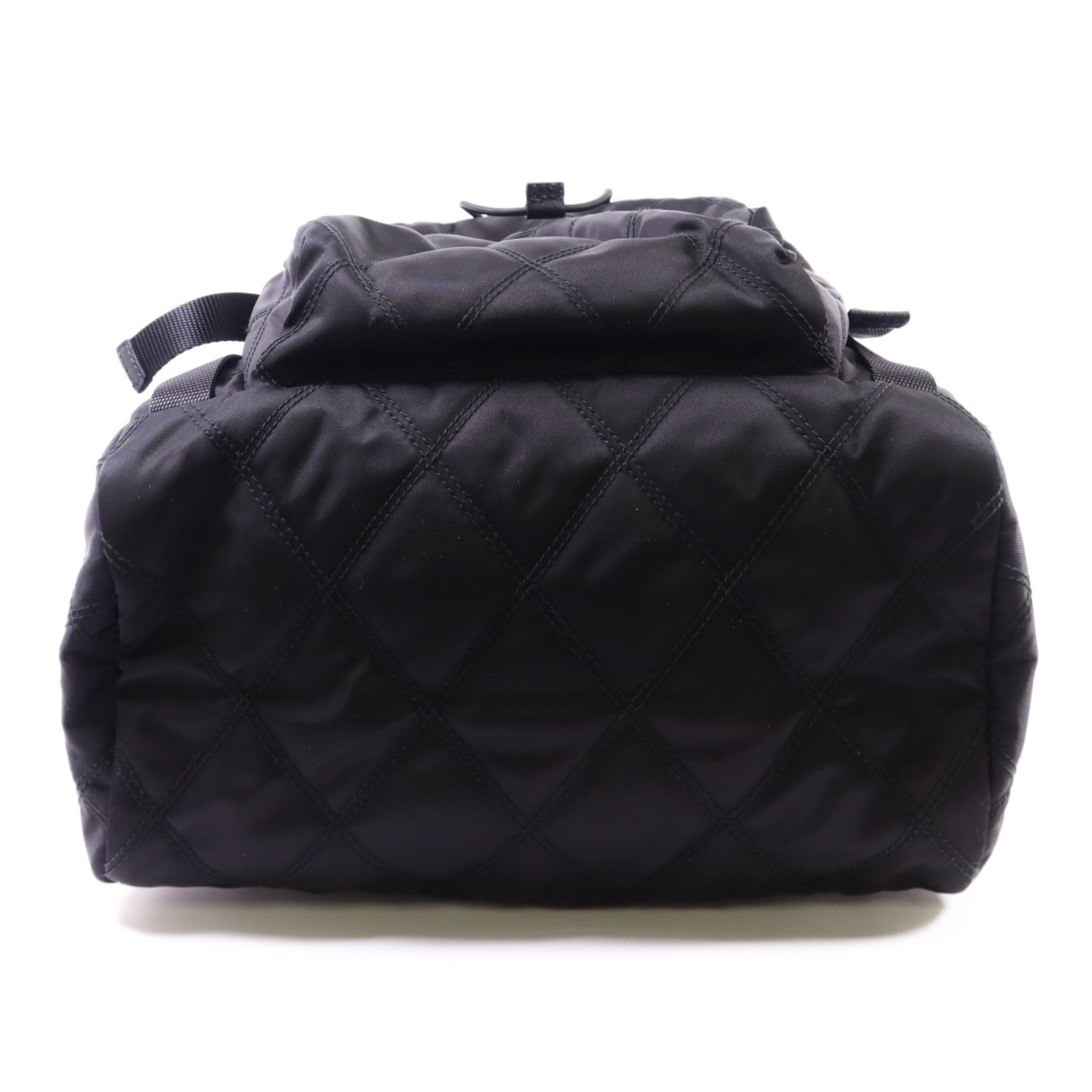 PRADA 尼龍Backpack銀扣背包
