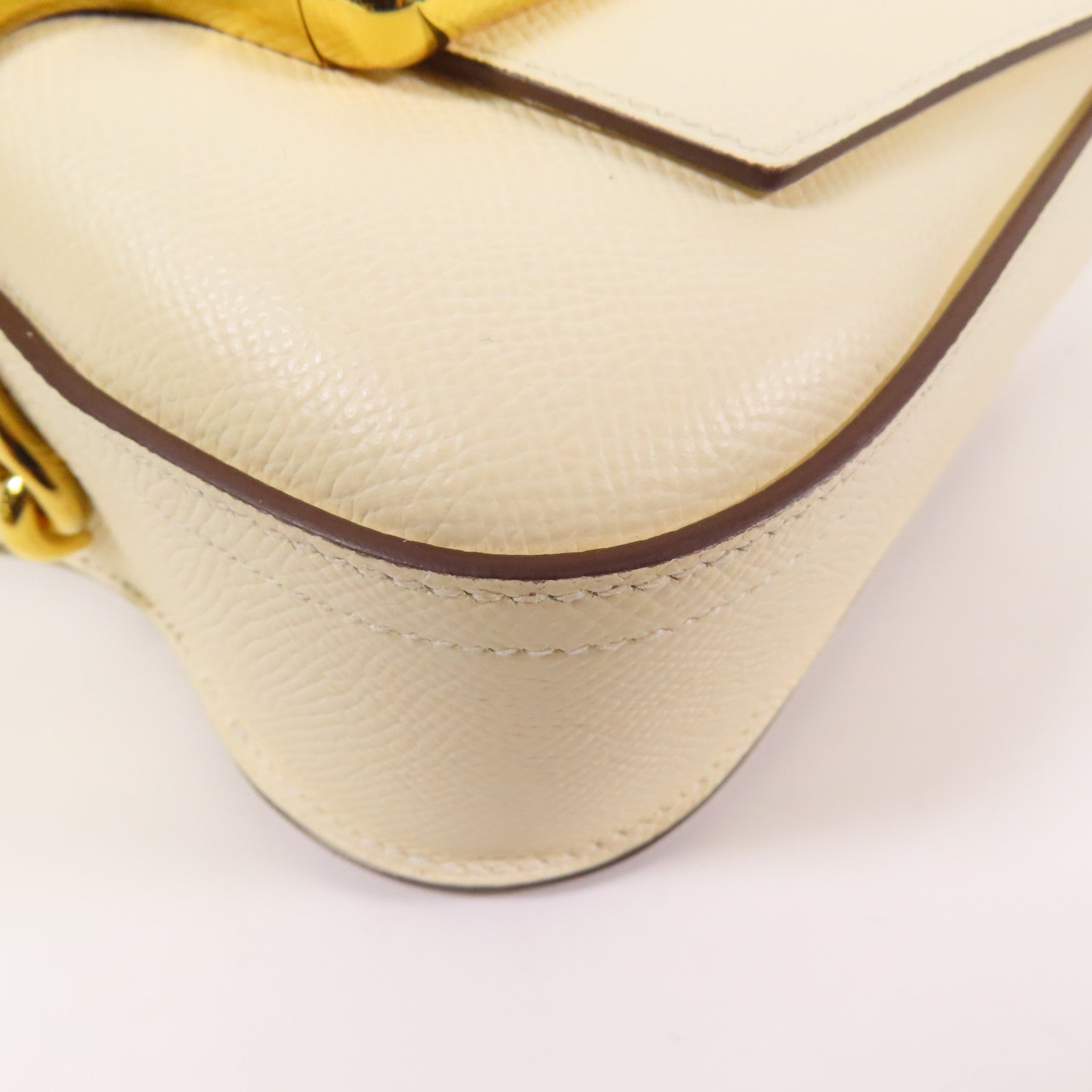 HERMES Epsom皮革Della Cavalleria金扣肩背袋