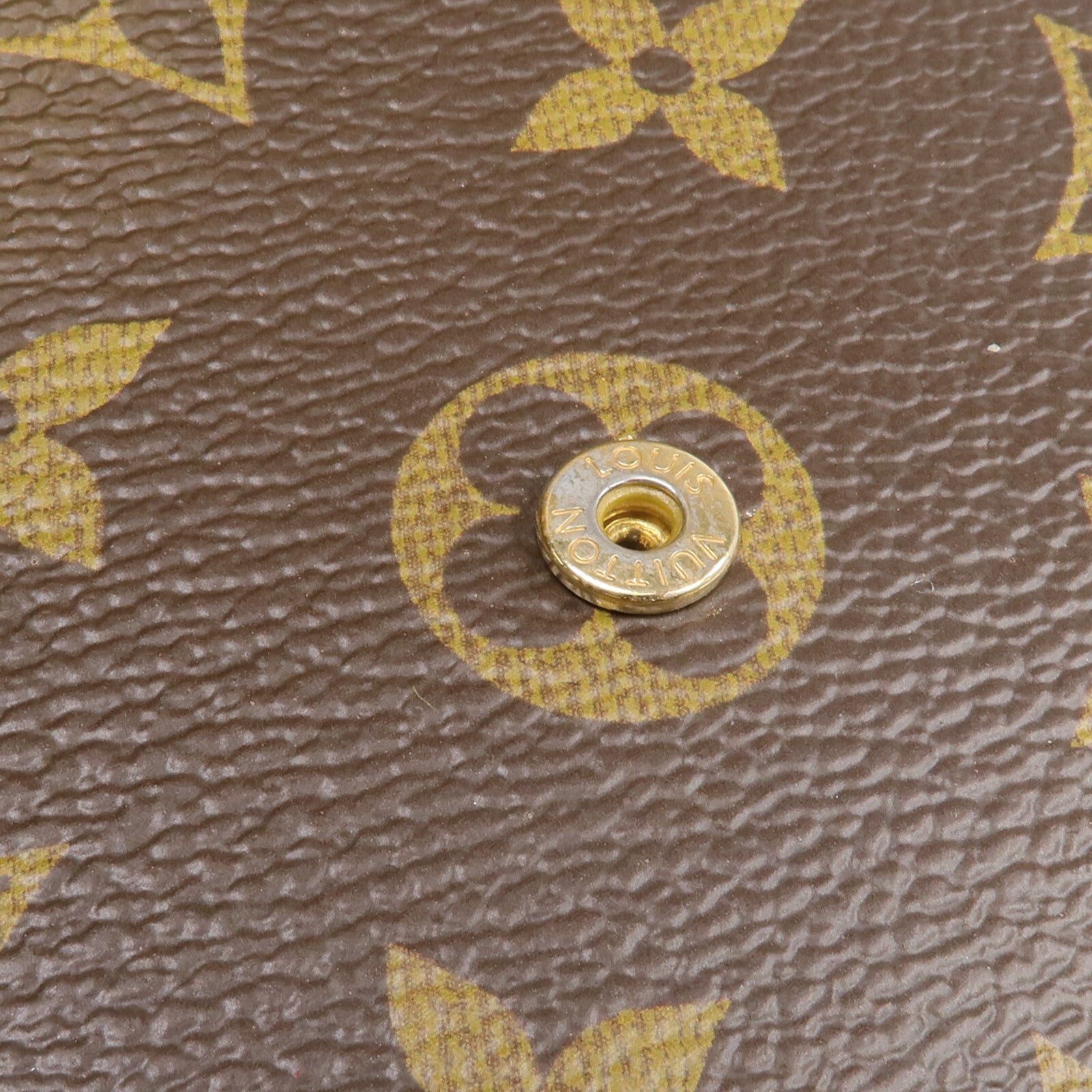 LOUIS VUITTON Monogram Sarah Wallet金扣長錢包