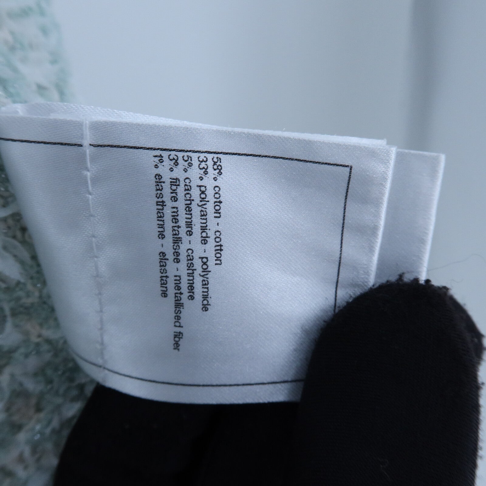 CHANEL Cotton/Polyamide Collarless Jacket外套