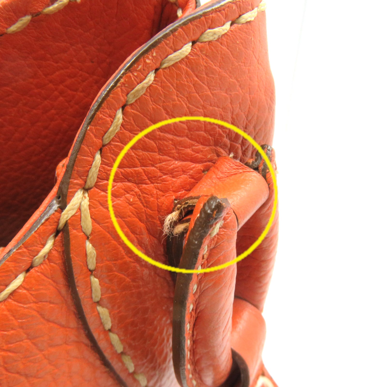 TOD’S 【激減優惠】牛皮皮革Shoulder Bag肩背袋橙色