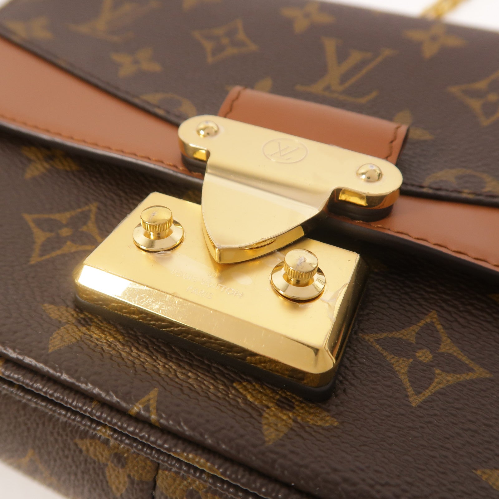 LOUIS VUITTON Monogram Marceau鏈帶肩背袋