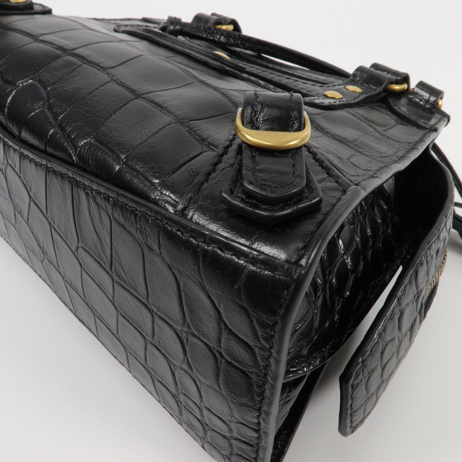 BALENCIAGA 牛皮皮革Neo Classic City Mini手挽肩背兩用袋