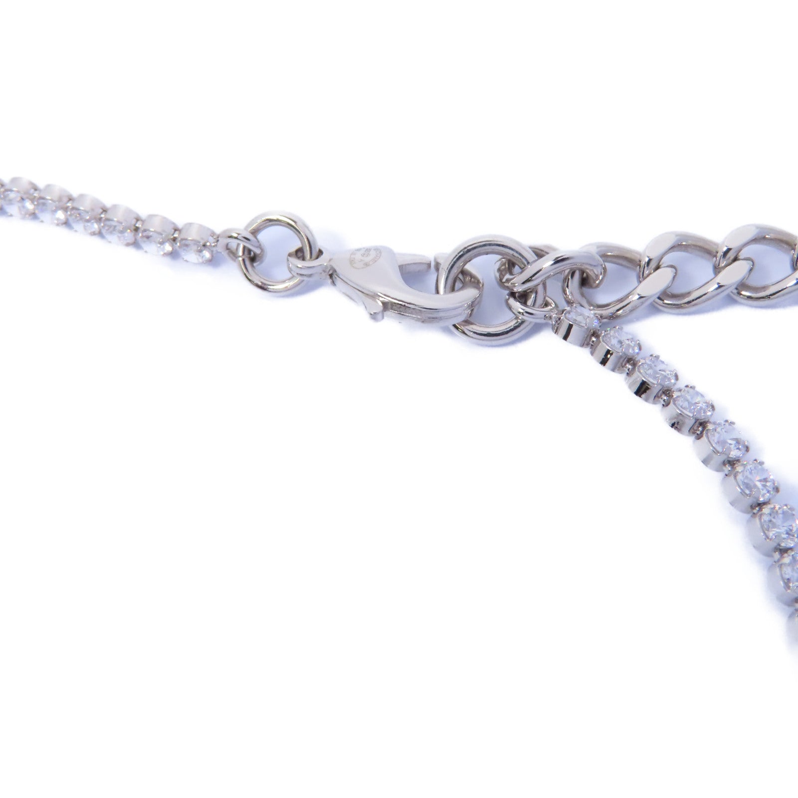 CHANEL 金屬Necklace項鍊銀色