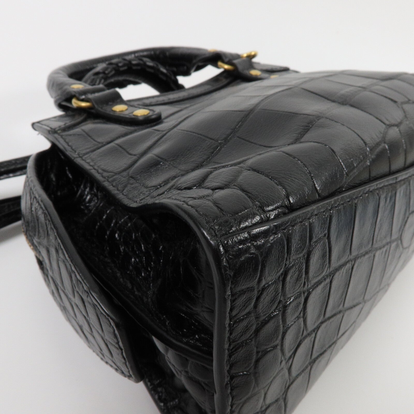 BALENCIAGA 牛皮皮革Neo Classic City Mini手挽肩背兩用袋