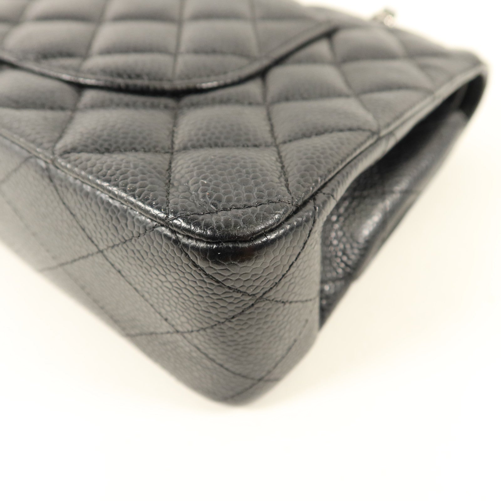 CHANEL 牛皮皮革Classic 25銀扣鏈帶肩背袋