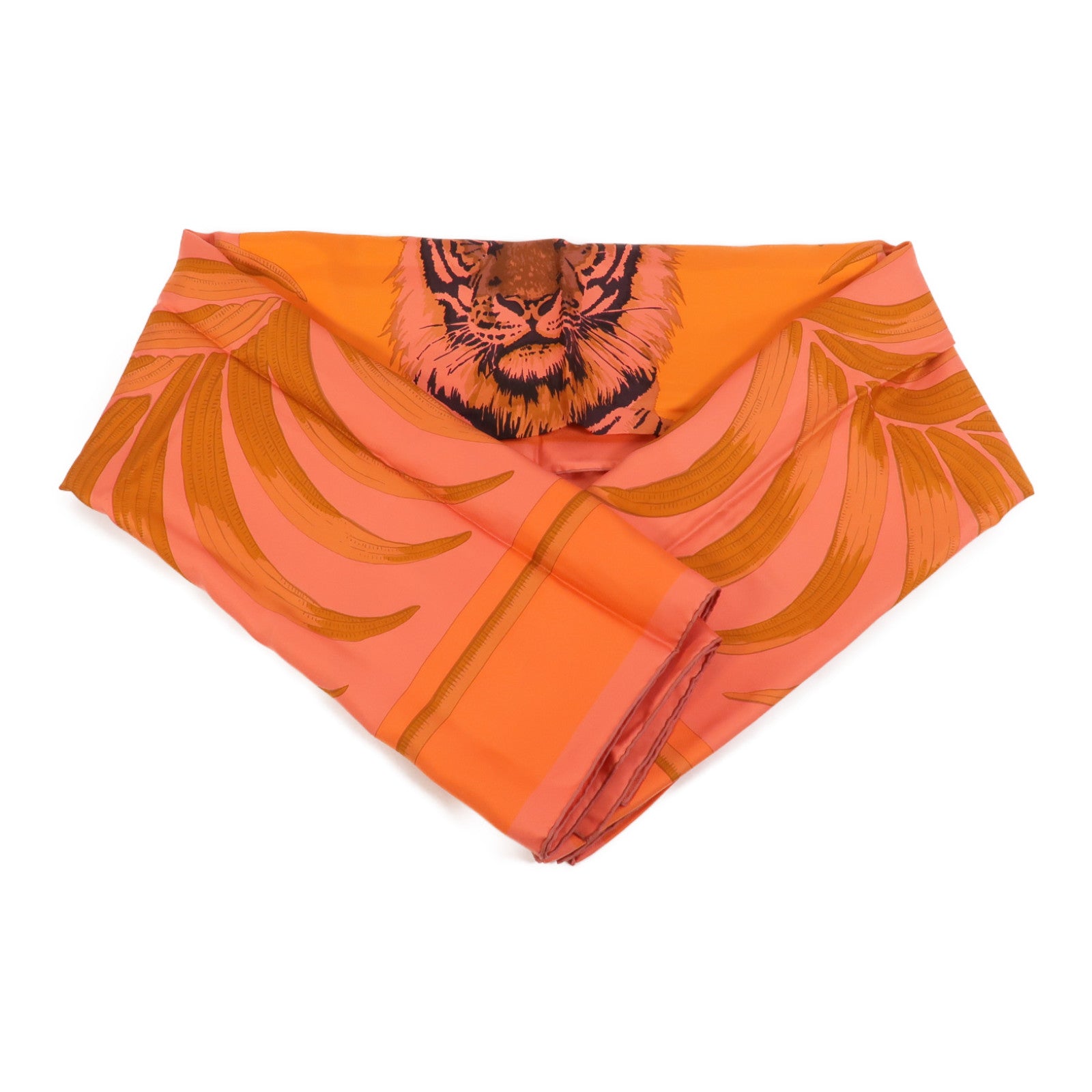 HERMES 絲質Hermes Tigre Royal Dip Dye Scarf 140圍巾