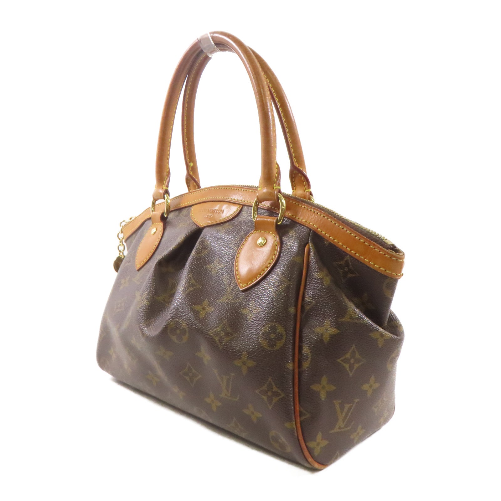 LOUIS VUITTON Monogram Tivoli PM金扣手挽袋啡色
