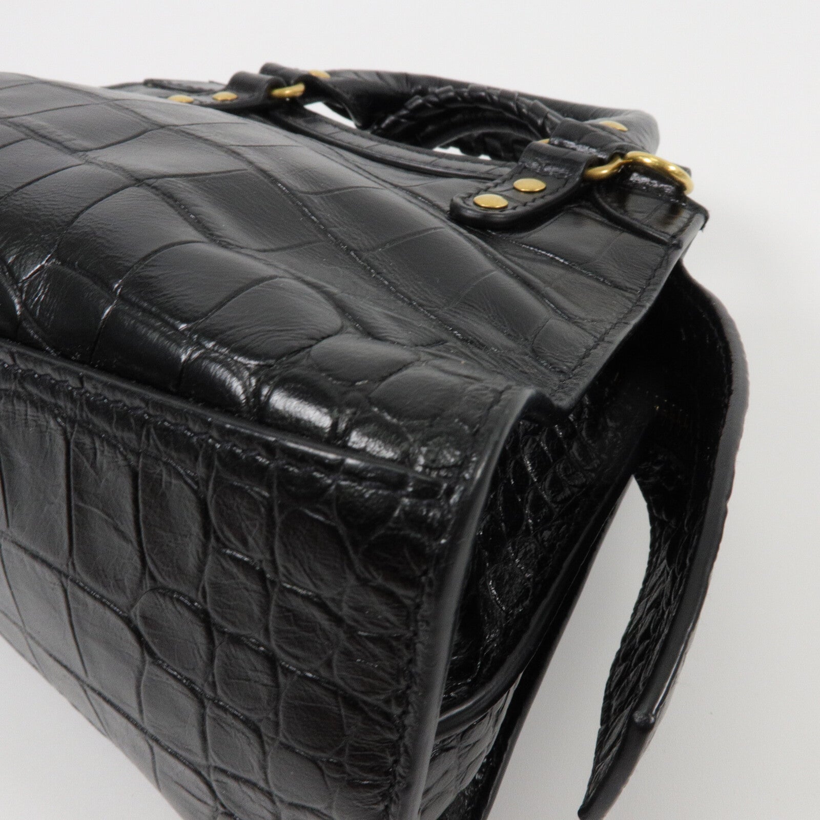 BALENCIAGA 牛皮皮革Neo Classic City Mini手挽肩背兩用袋