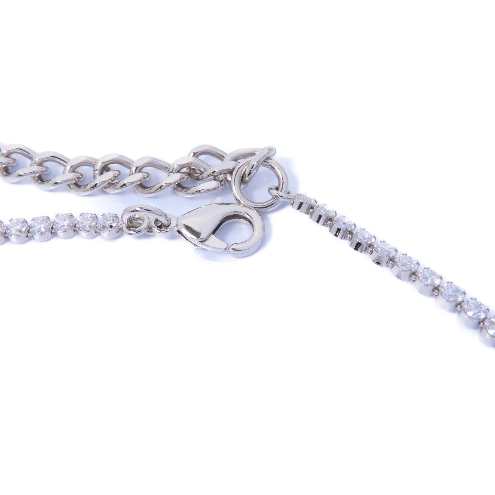 CHANEL 金屬Necklace項鍊銀色