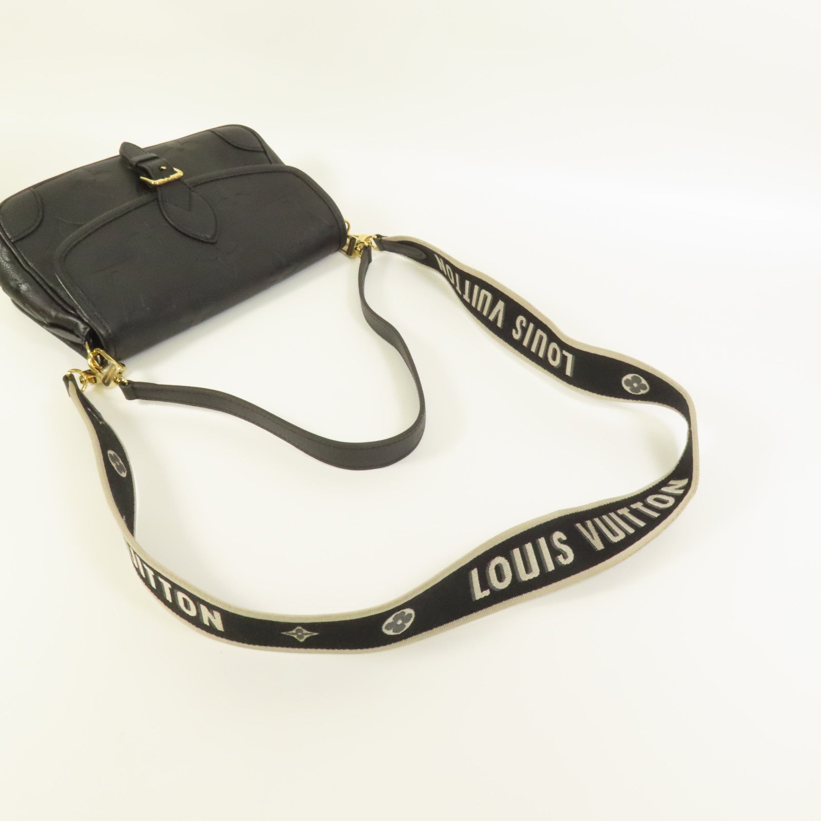 LOUIS VUITTON Monogram Empreinte Diane金扣肩背袋