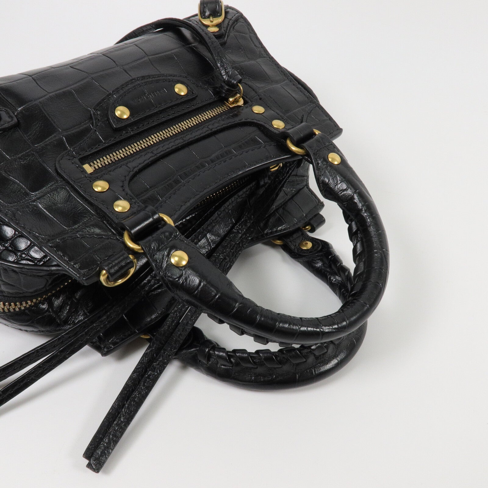 BALENCIAGA 牛皮皮革Neo Classic City Mini手挽肩背兩用袋
