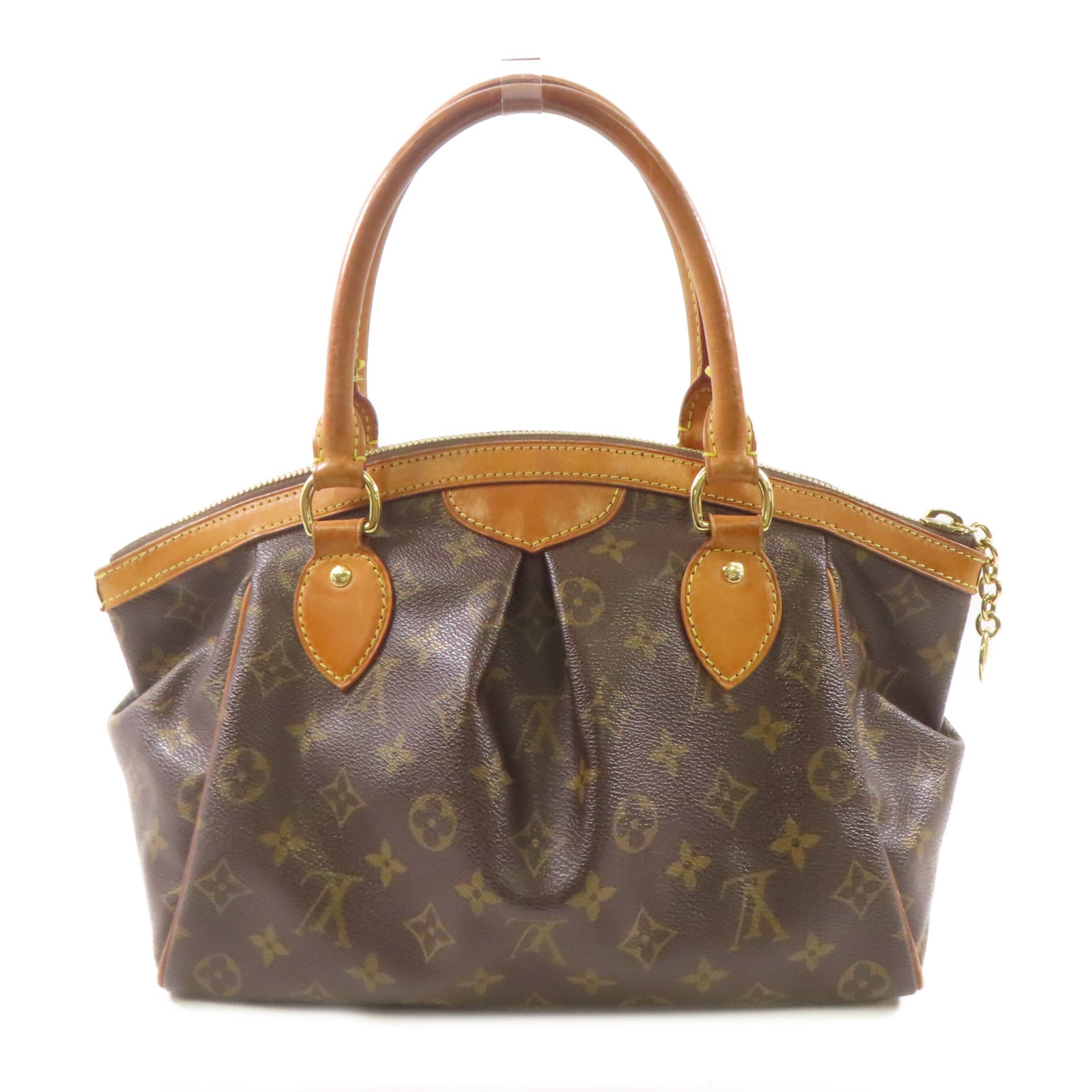 LOUIS VUITTON Monogram Tivoli PM金扣手挽袋啡色