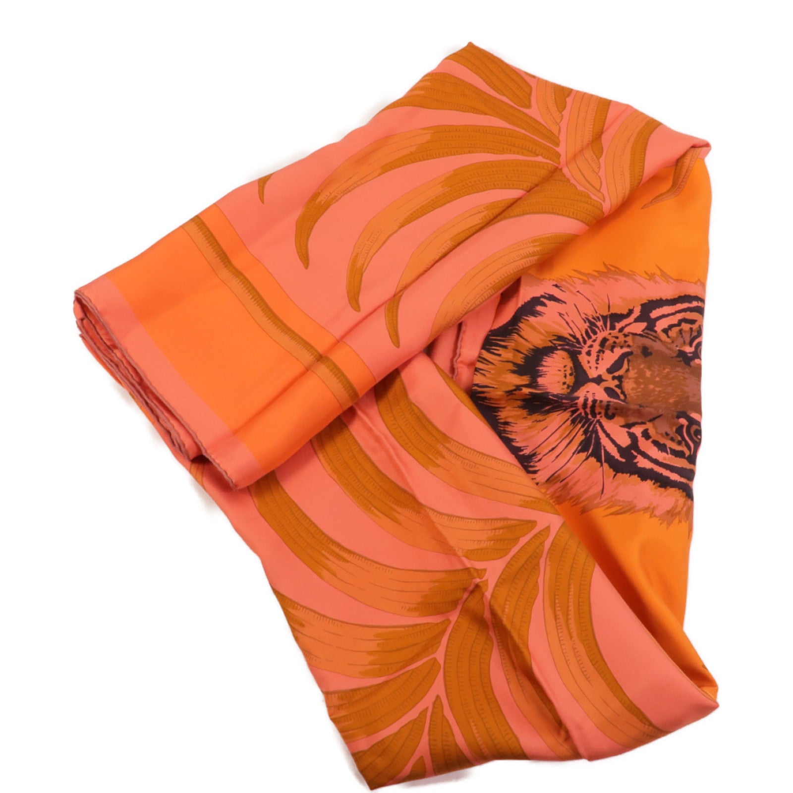HERMES 絲質Hermes Tigre Royal Dip Dye Scarf 140圍巾