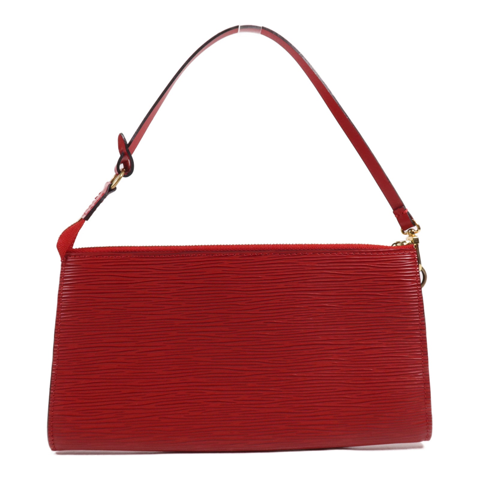 LOUIS VUITTON Epi Pochette Accessories金扣手挽袋