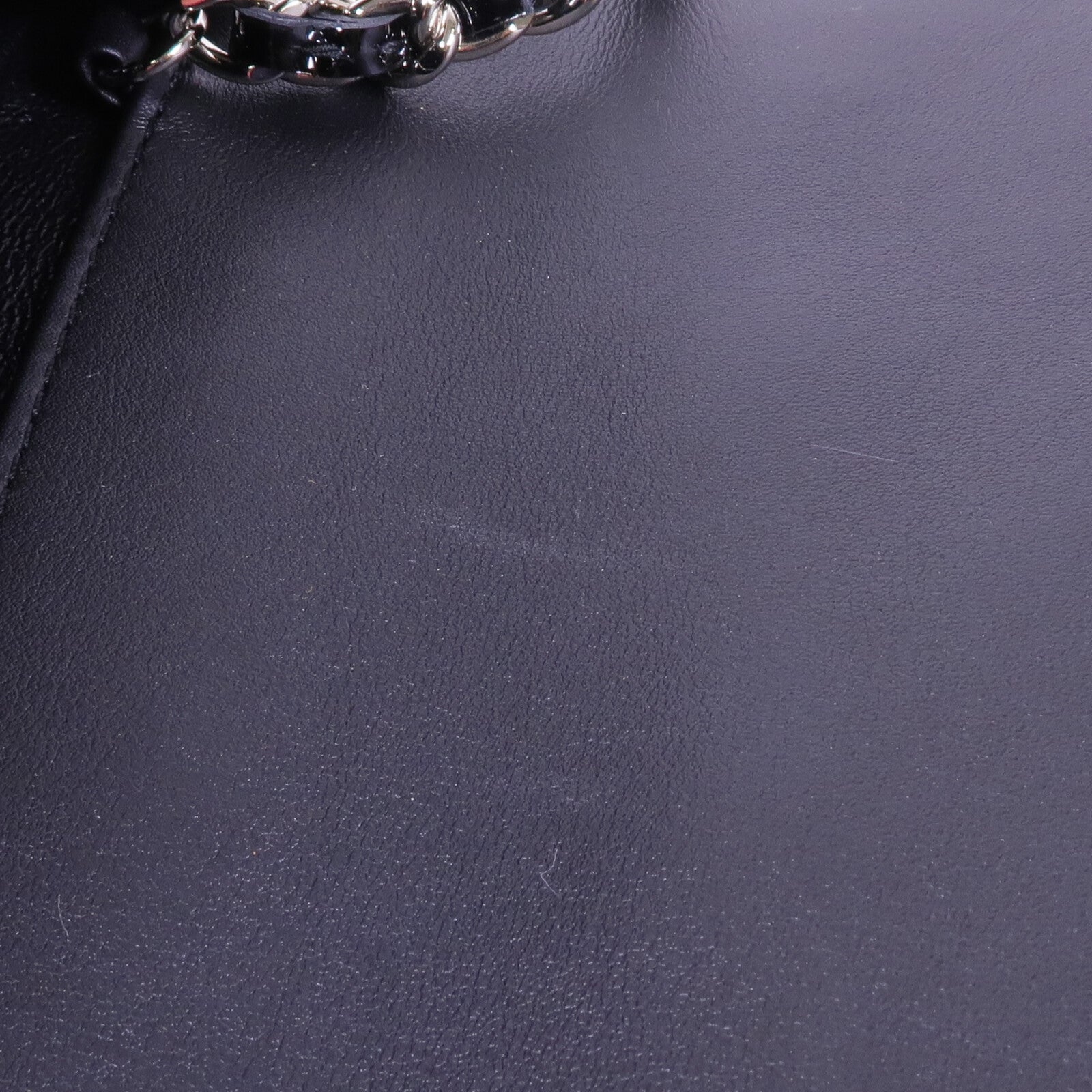 CHANEL 漆皮皮革Chain Shoulder Bag銀扣鏈帶肩背袋