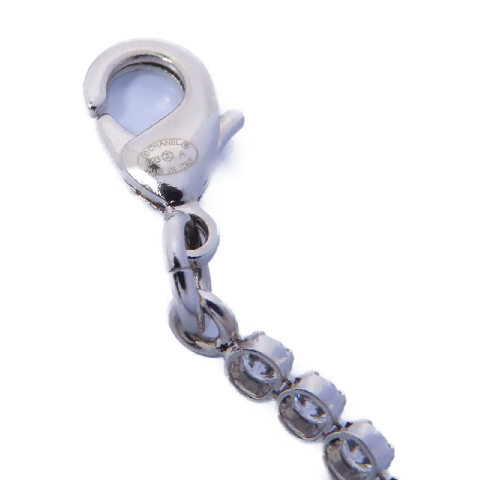 CHANEL 金屬Necklace項鍊銀色