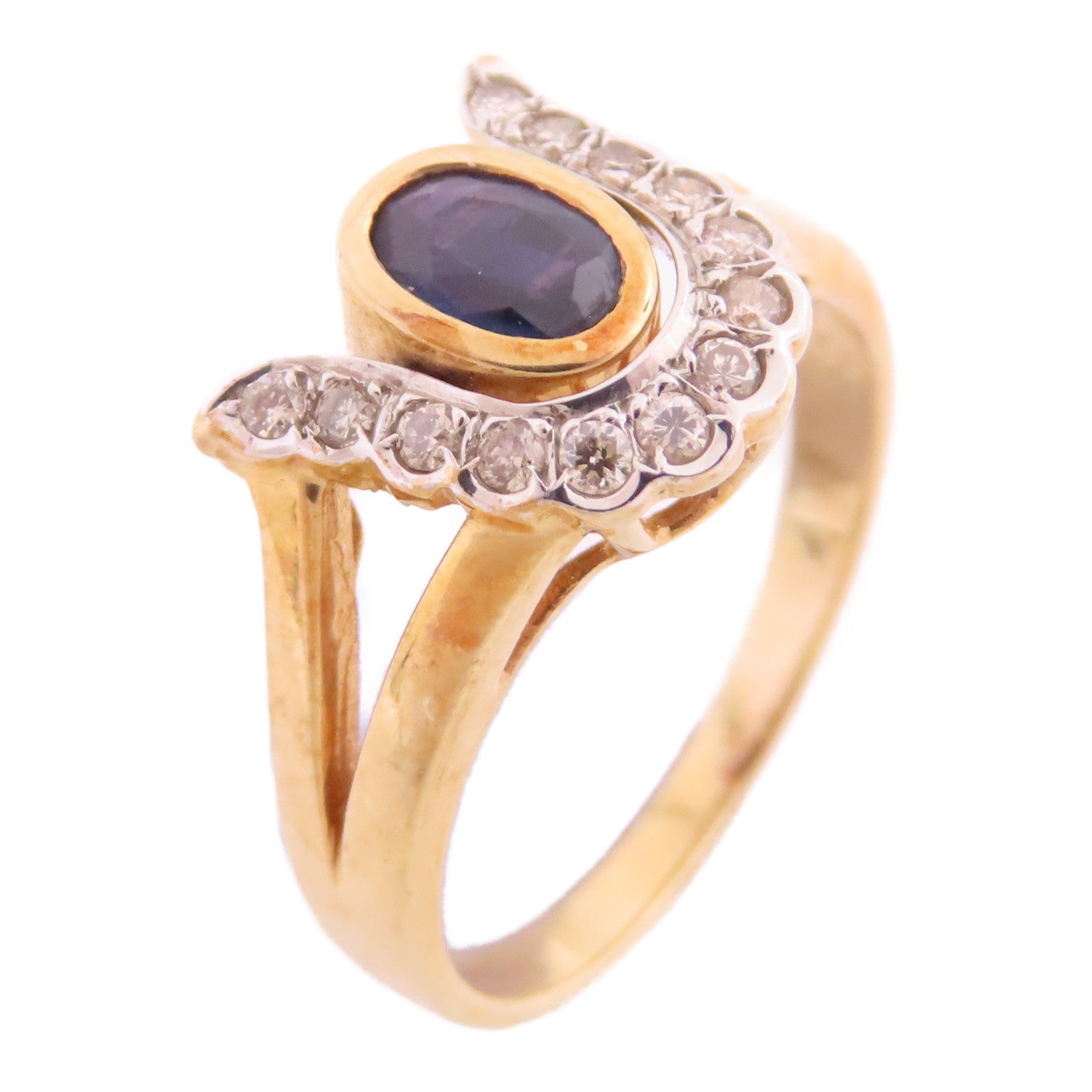 JEWELRY 14K玫瑰金/藍寶石/紅寶石/鑽石Sapphire Ruby Diamond Ring戒指US#5.75