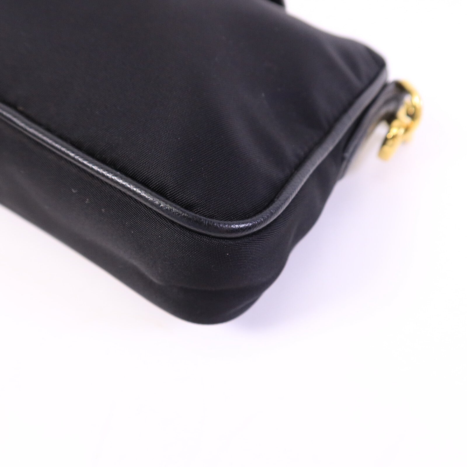 PRADA 皮革/尼龍Shoulder Bag鏈帶肩背袋