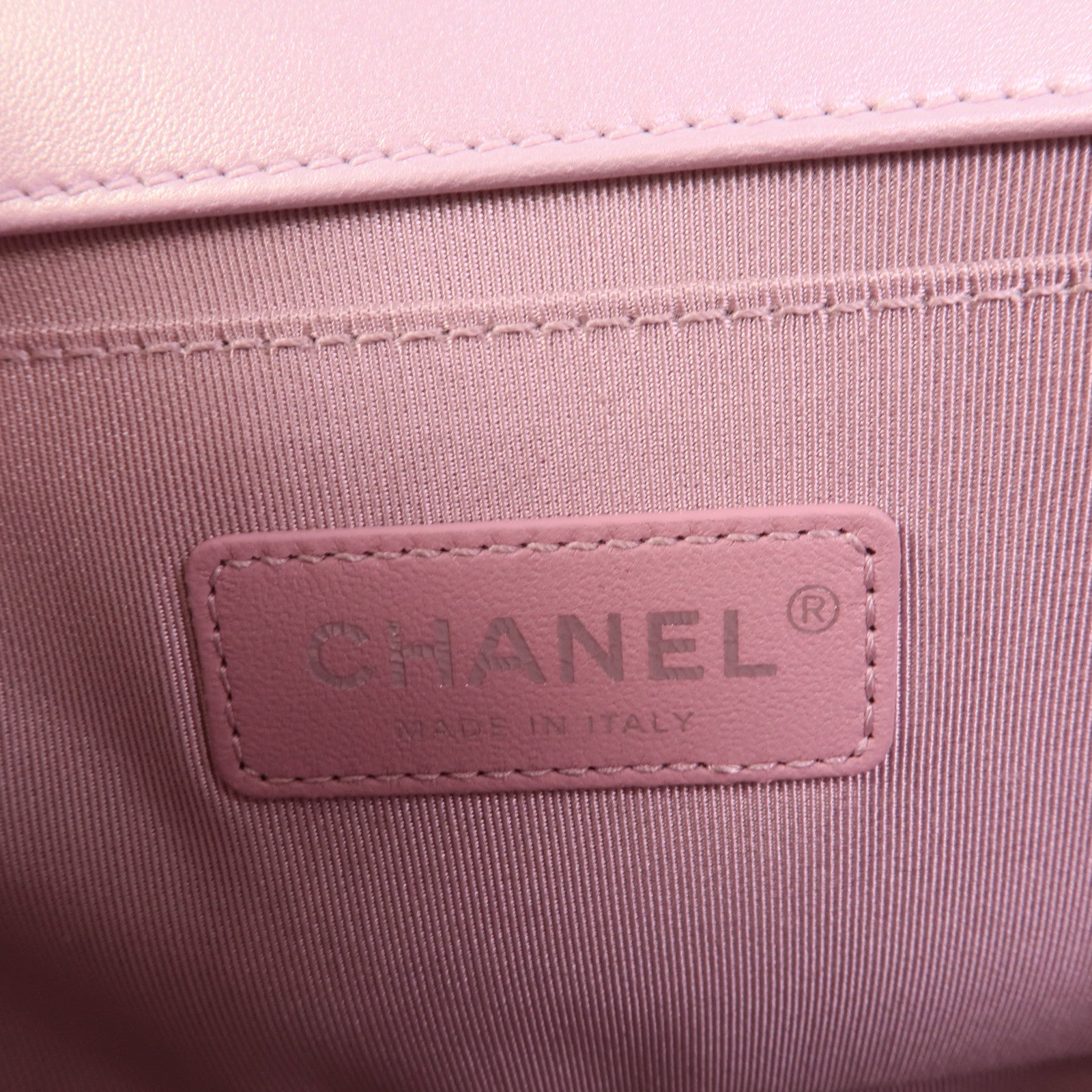 CHANEL 羊皮皮革Boy 25肩背袋