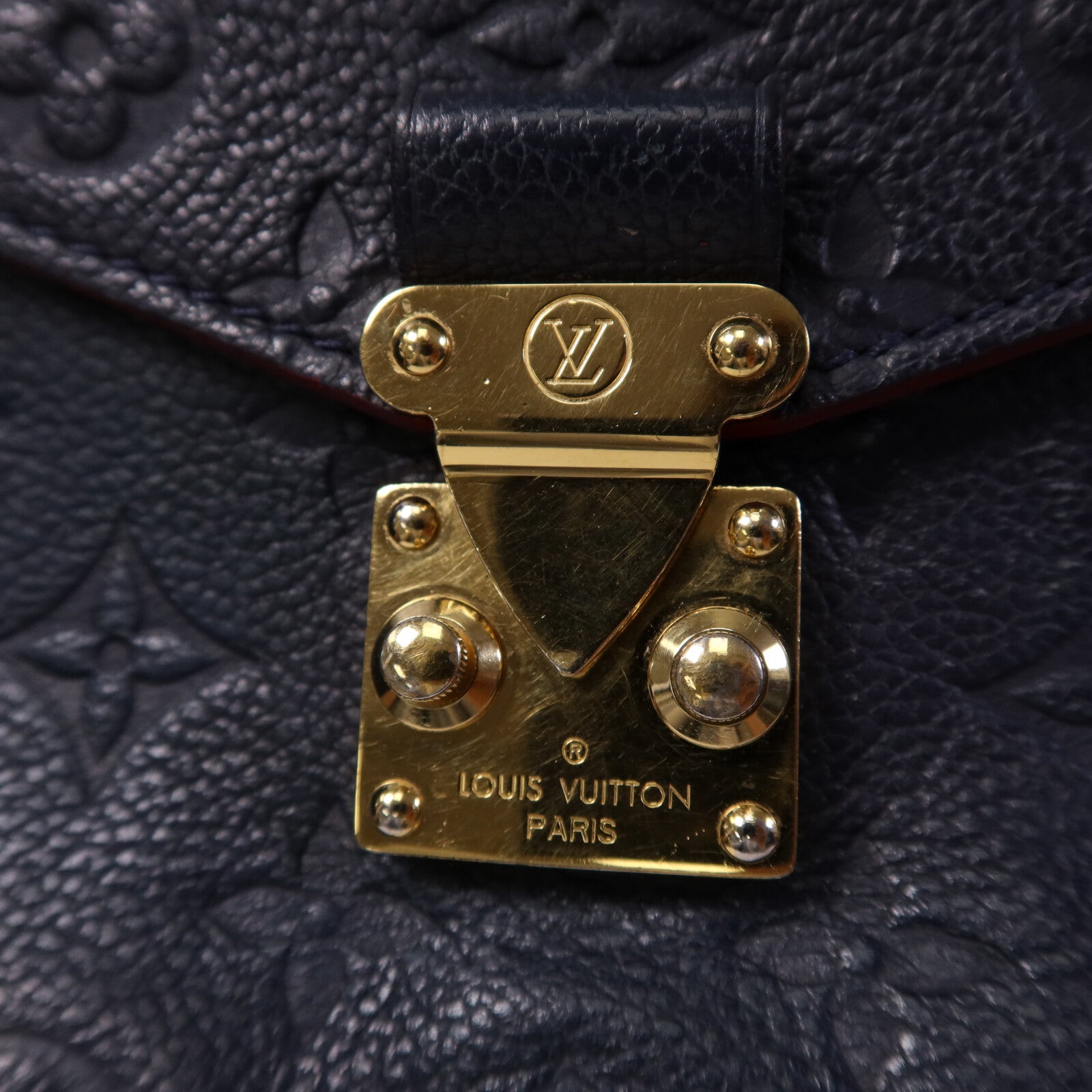 LOUIS VUITTON Monogram Empreinte Pochette Metis金扣手挽肩背兩用袋