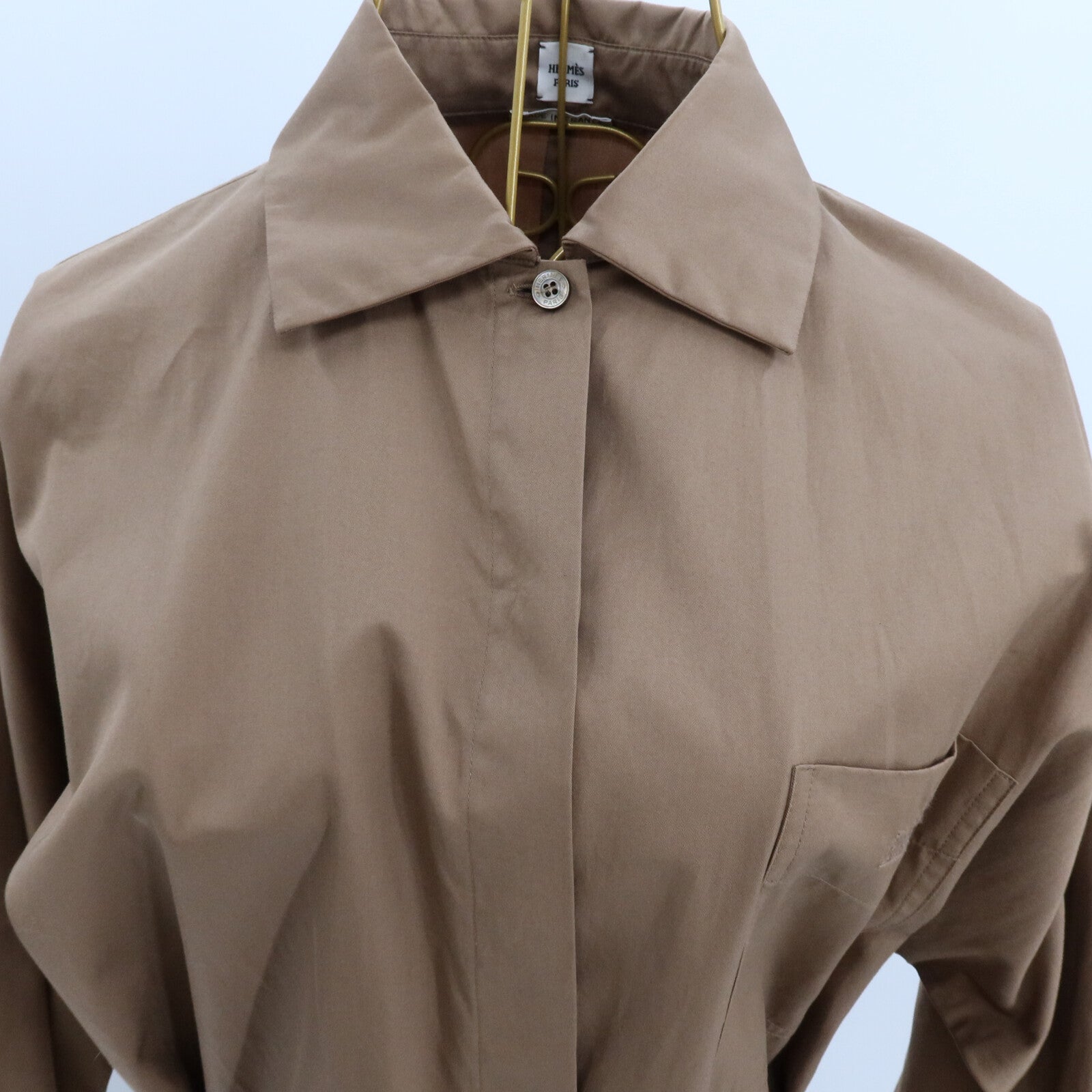 HERMES Cotton/Polyester Shirt Dress連身裙