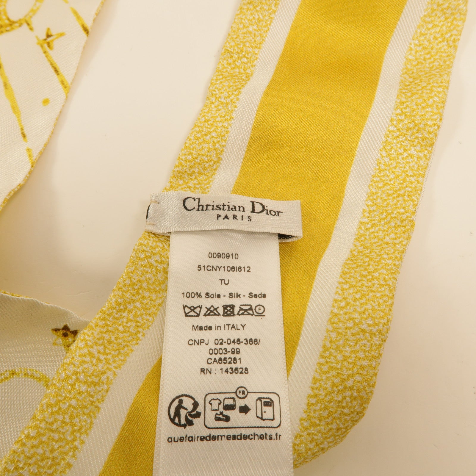 Dior 絲質Mitzah Scarf絲巾