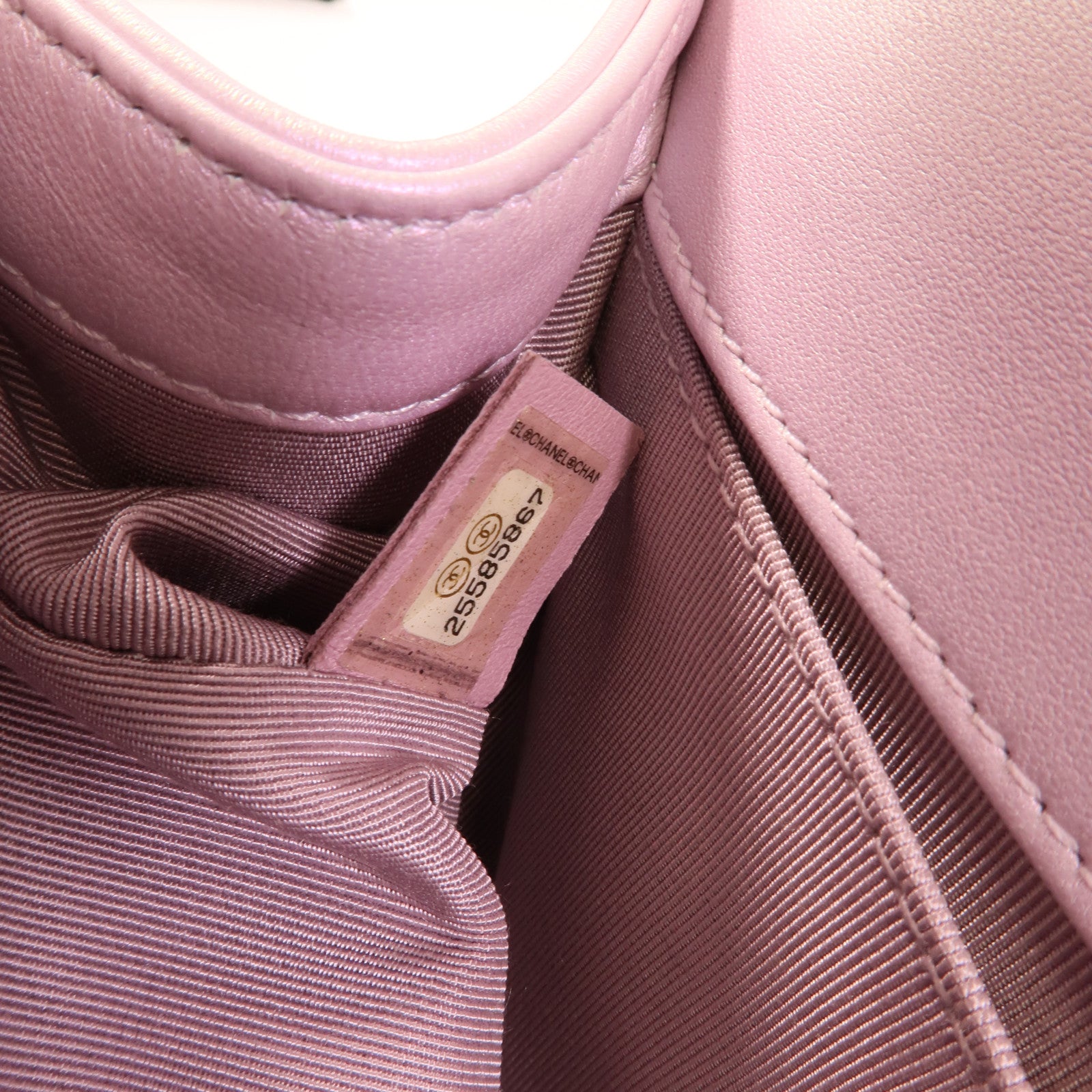 CHANEL 羊皮皮革Boy 25肩背袋