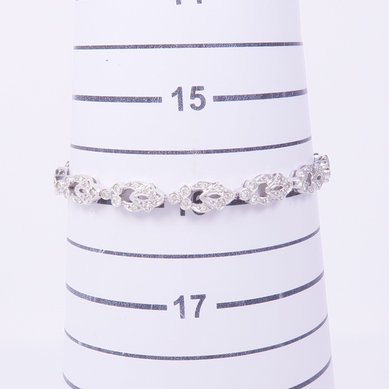 JEWELRY 18K白金Diamond Bracelet鑽石手鏈